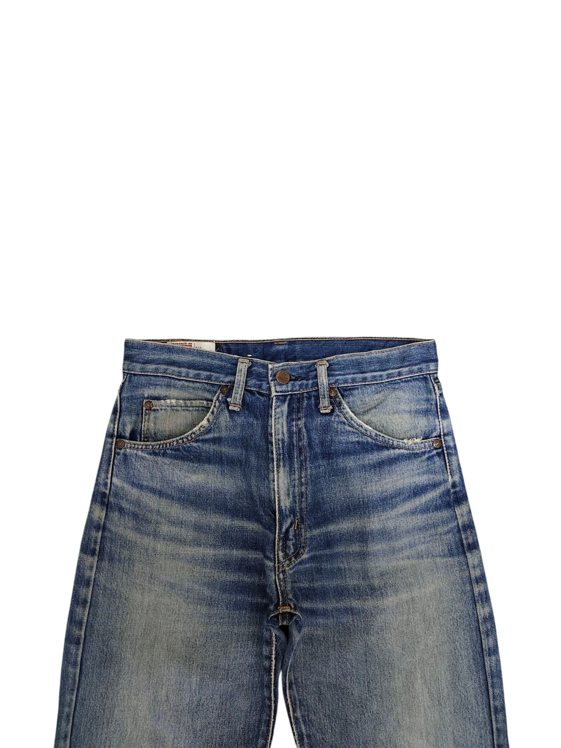 Comme des Garcons × Undercover Vintage Big John Clawmark Distress Faded Denim Jeans Size US 31 - 2 Thumbnail