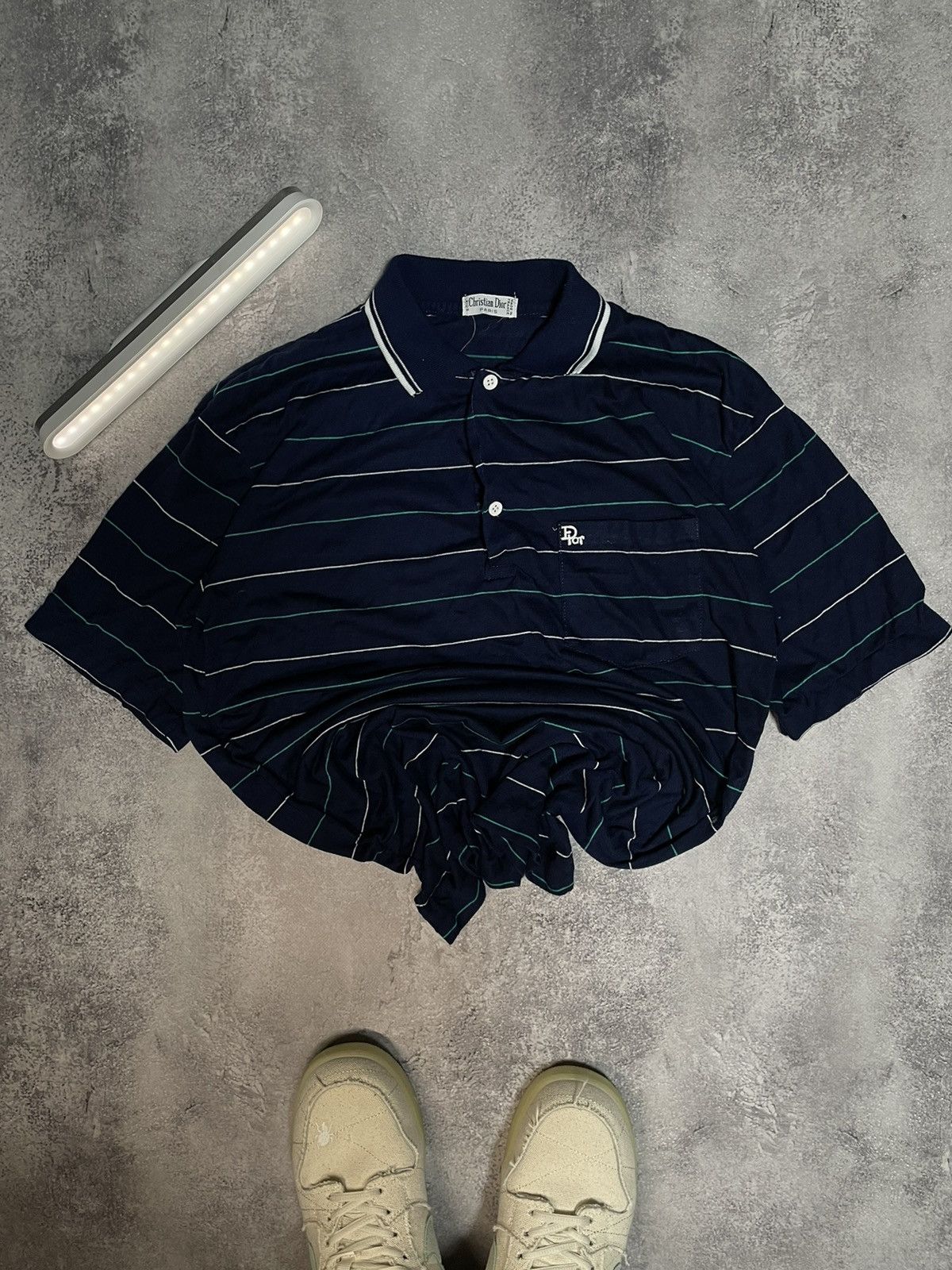 Christian Dior Monsieur × Vintage Vintage Christian Dior Stripe 