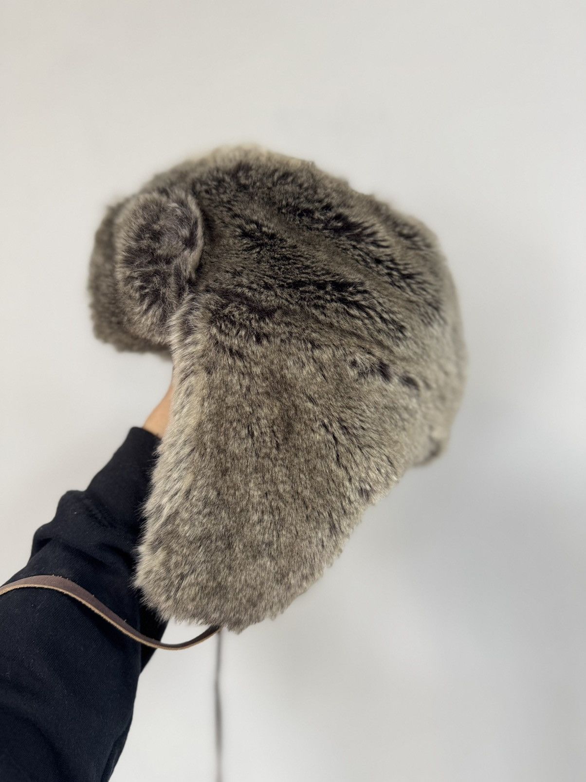 Japanese Brand Vintage fuzzy mohair japanese ushanka hat avant garde USA Size ONE SIZE - 2 Thumbnail