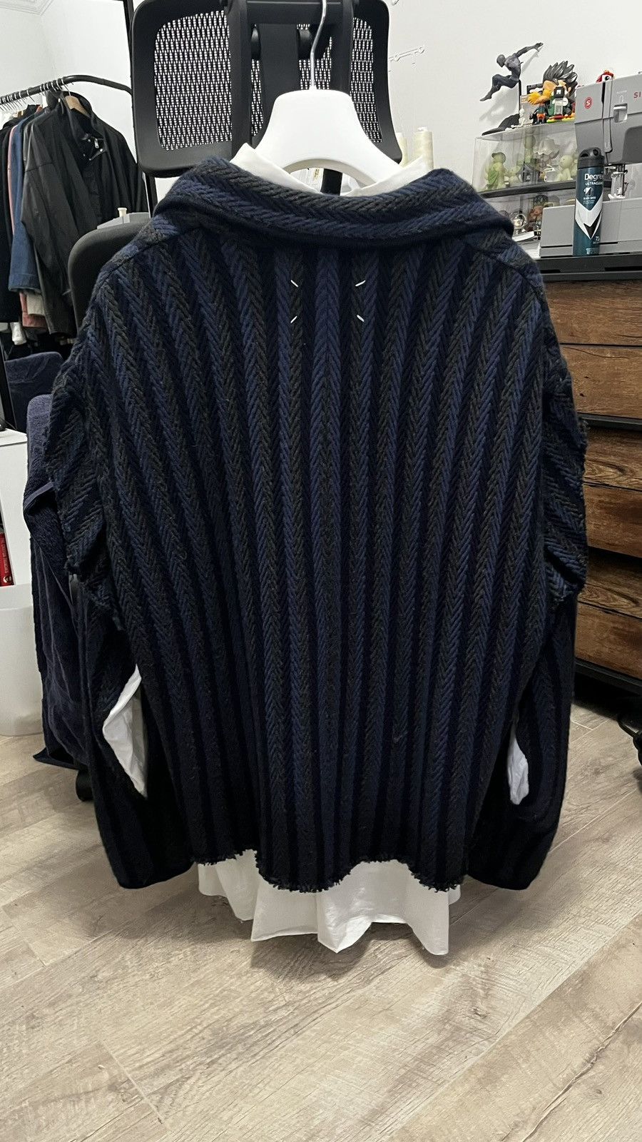 Maison Margiela Maison Margiela MULTICOLOUR Cardigan with shirt insert Size US L / EU 52-54 / 3 - 2 Thumbnail