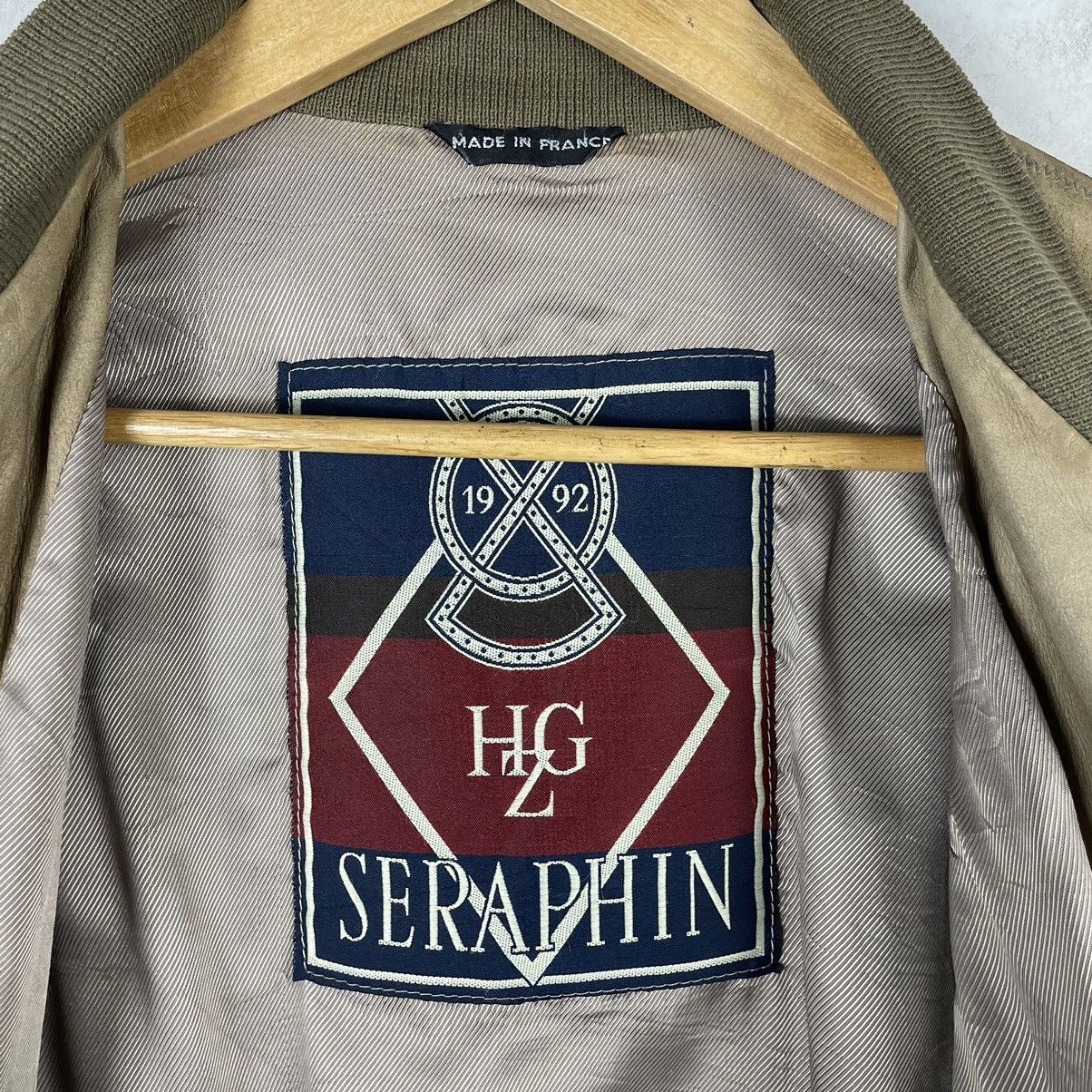SERAPHIN × Vintage 💥VINTAGE SERAPHIN BIG LOGO BOMBER JACKET Size US M / EU 48-50 / 2 - 11 Thumbnail