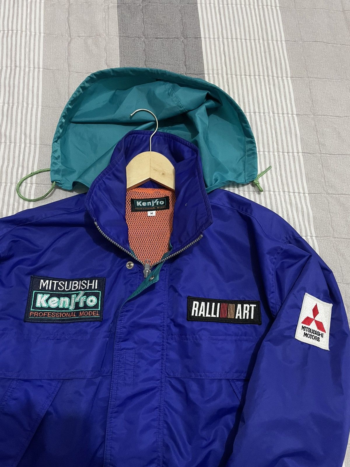 Other Vintage Mitsubishi Kenjiro Ralliart Team Jacket Racing Size US L / EU 52-54 / 3 - 3 Thumbnail