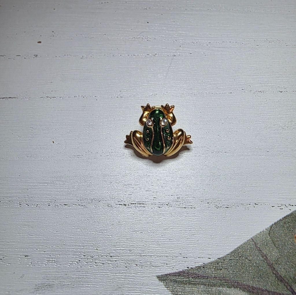 Other Avon Elegant Gold and Green Frog Brooch Size ONE SIZE - 4 Thumbnail