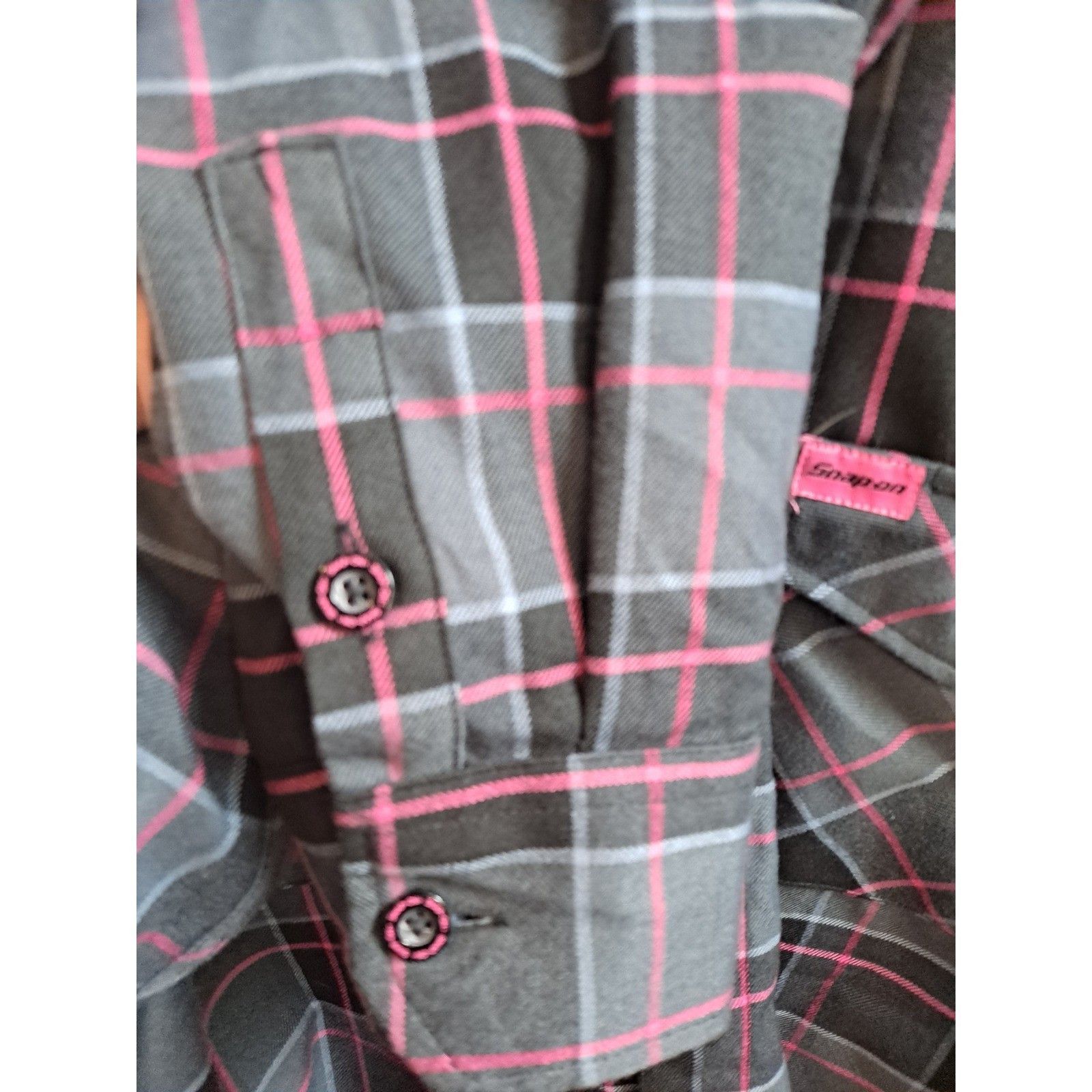 Other Dixxon Snap-On Flannel Shirt Limited Edition Plaid Button Up Size US XL / EU 56 / 4 - 8 Thumbnail