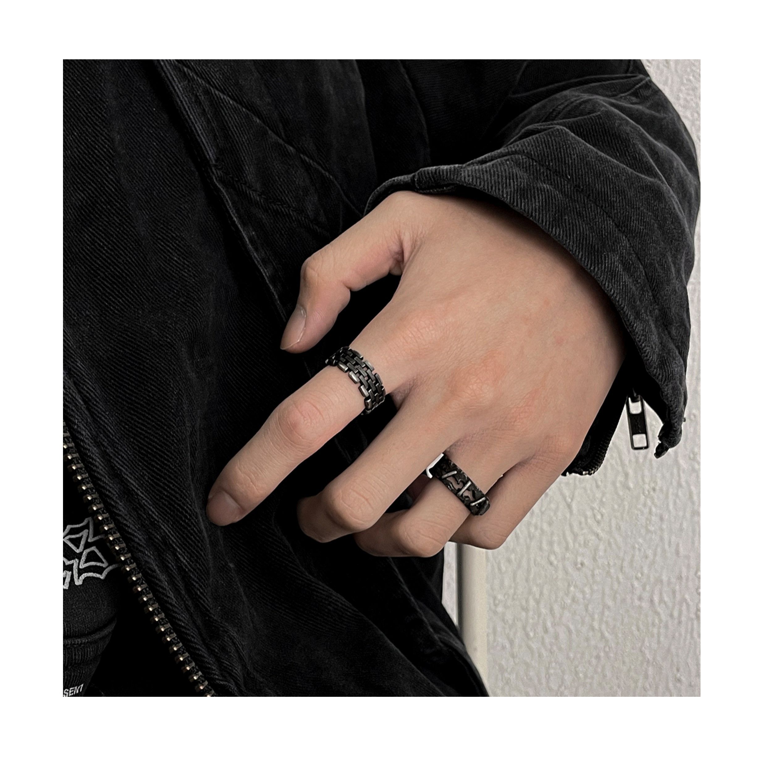 Jewelry Jewelry Rings Open Size Chrome Ring (Size 7-13) Size ONE SIZE - 2 Thumbnail