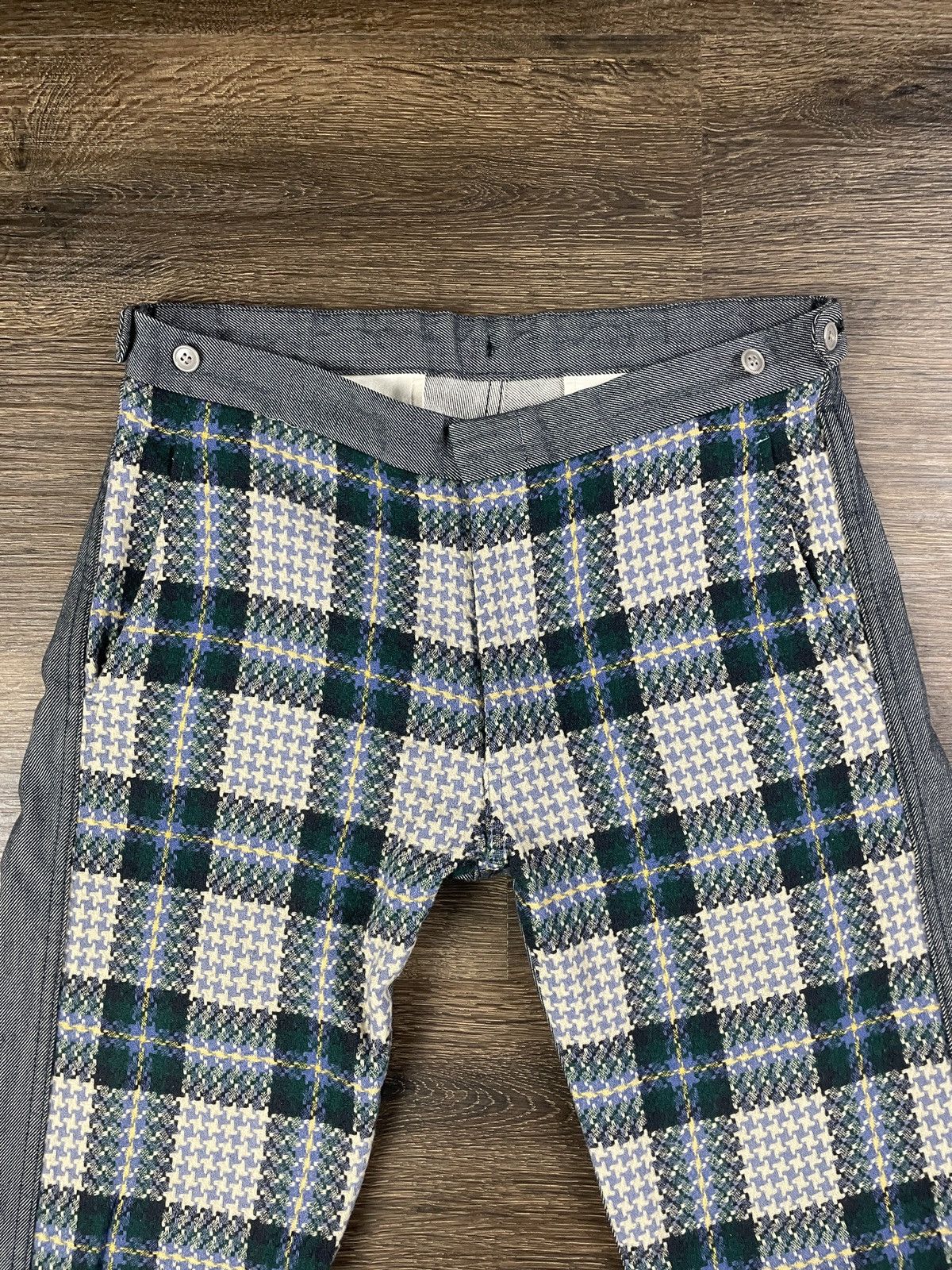 Comme des Garcons Homme Plus Half Wool Half Denim Pants - CDGHP 2001 Size US 30 / EU 46 - 2 Thumbnail