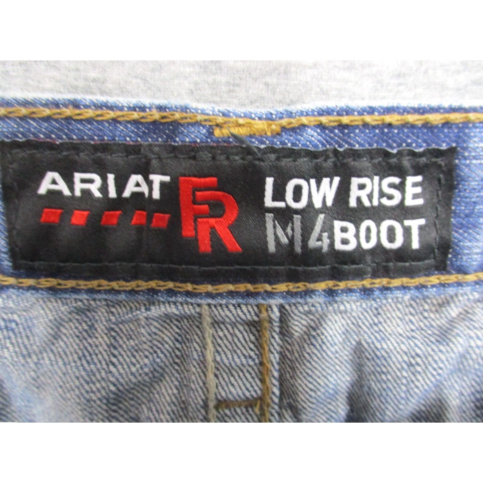 Ariat Ariat M4 FR Jeans 42x31 Denim Boot Work Cowboy Relaxed Flame-Resistant Jeans Mens 42 Blue Cowboy 90s? Size US 42 / EU 58 - 2 Thumbnail