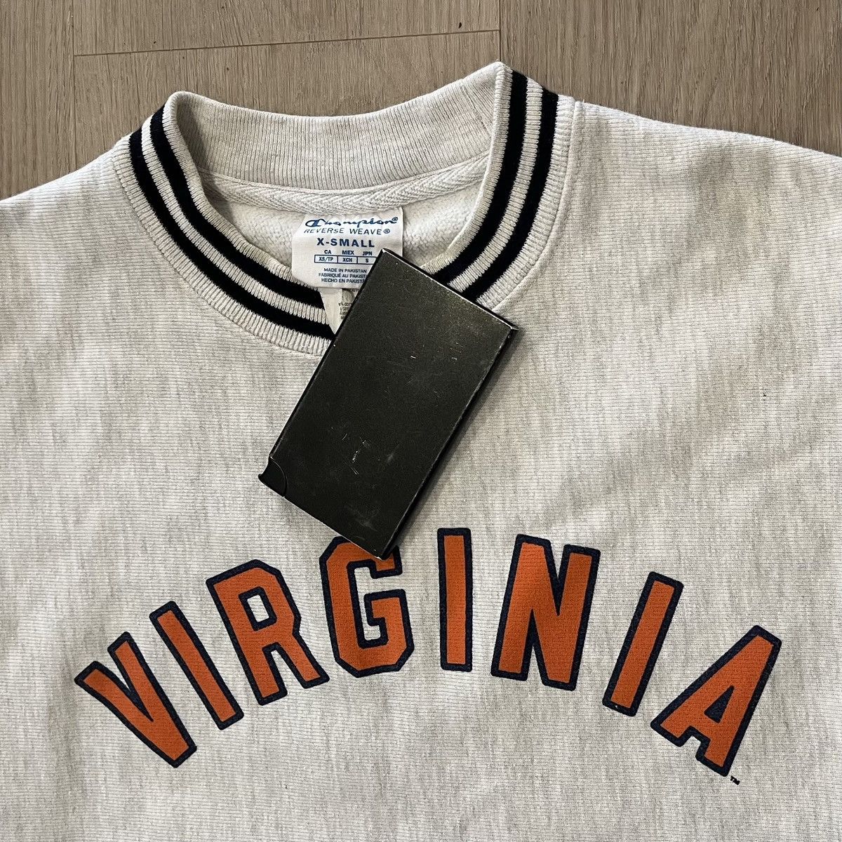 Champion WORN Champion Reverse Weave Virginia Cavaliers Crewneck Grey Size US XS / EU 42 / 0 - 2 Thumbnail