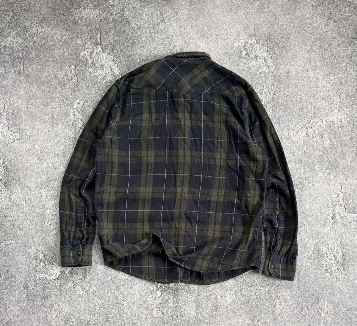 Flannel × Lee × Vintage Lee L flannel shirt button up checkered long sleeve Size US L / EU 52-54 / 3 - 11 Thumbnail