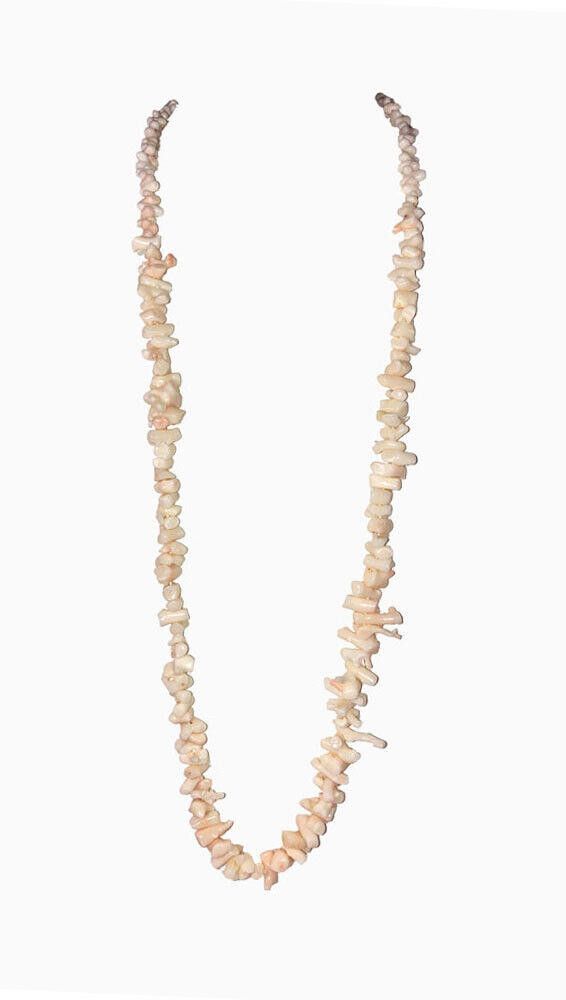 Designer Angel Skin Coral Polished Branch Nugget Bead Necklace Size ONE SIZE - 3 Thumbnail