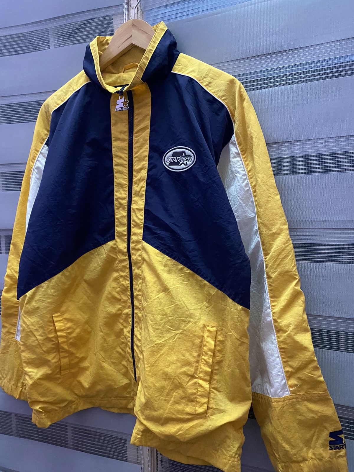 Starter × Vintage Vintage Starter Michigan Styled Light Jacket Size US L / EU 52-54 / 3 - 2 Thumbnail