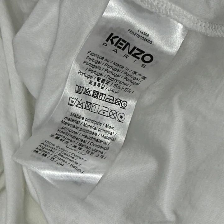 Kenzo KENZO Graffiti Logo Short Sleeve T-Shirt -2507 Size M / US 6-8 / IT 42-44 - 3 Thumbnail