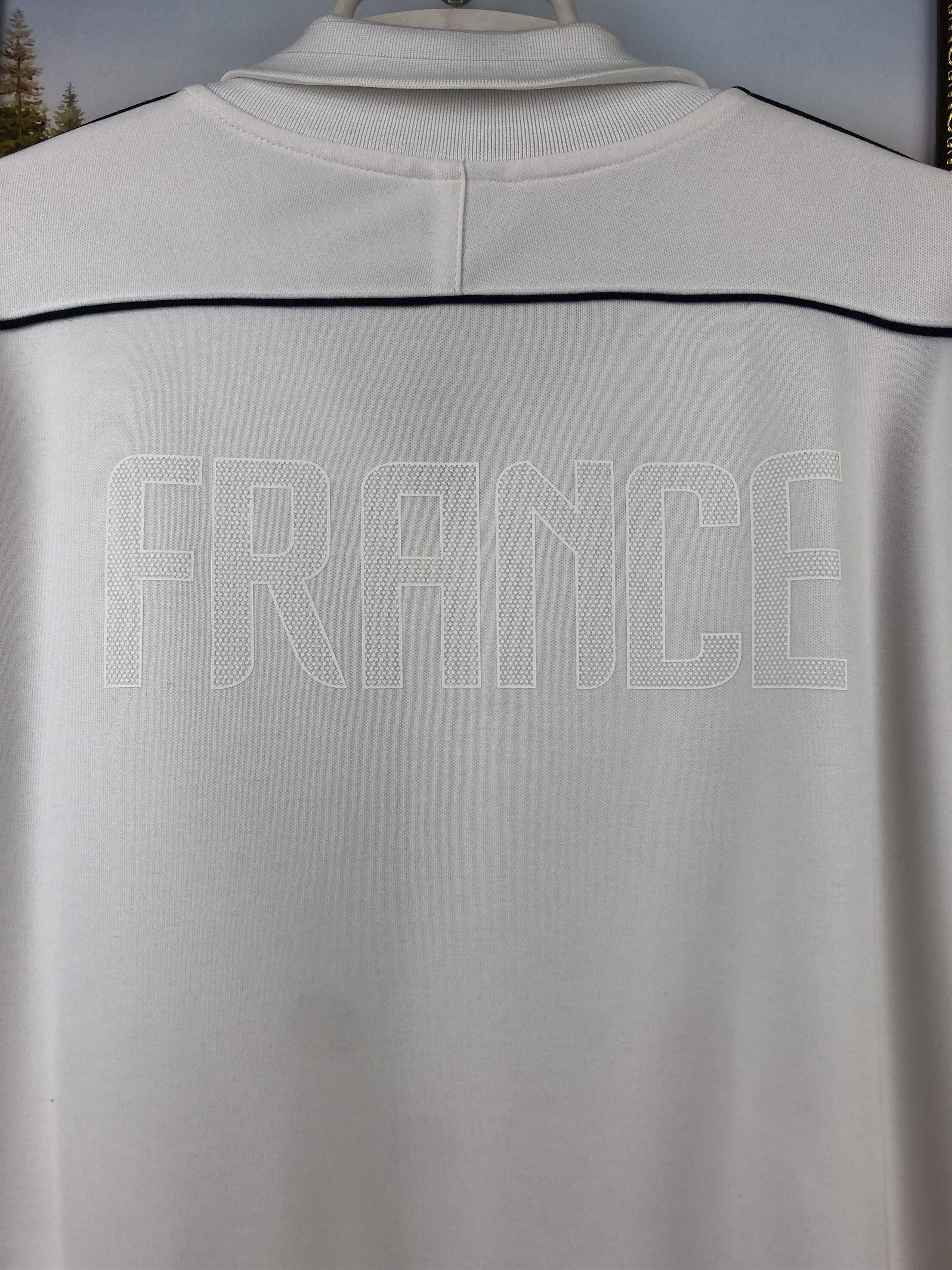 Nike France Nike Football Jacket White Track Top Soccer Rare Size US XXL / EU 58 / 5 - 18 Thumbnail