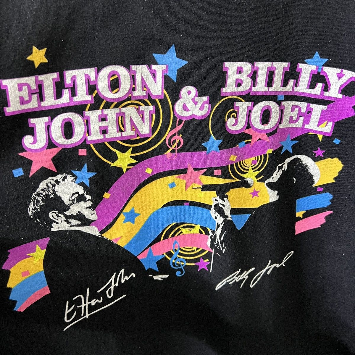 Band Tees VTG ELTON JOHN & BILLY JOEL Size US XL / EU 56 / 4 - 3 Thumbnail