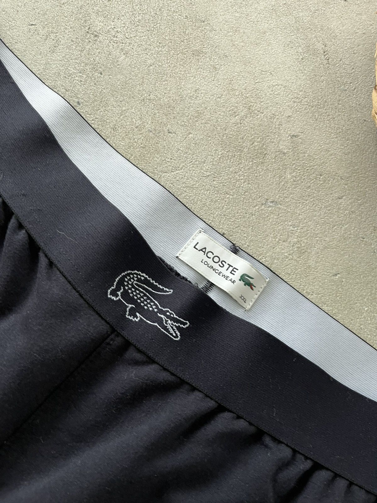 Lacoste Rare Lacoste Navy Pyjama bottoms Y2K Avantgarde Sweatpants Size US 38 / EU 54 - 15 Thumbnail