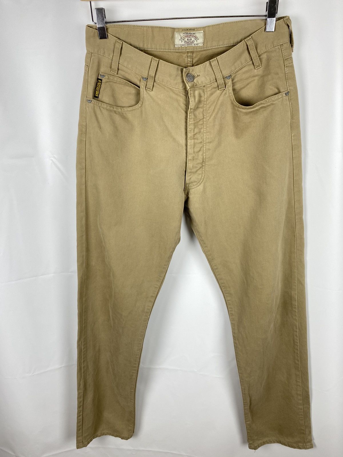 Armani Armani Jeans Vintage 1980s Twill Pants Cotton size 32 Size US 32 / EU 48 - 1 Thumbnail