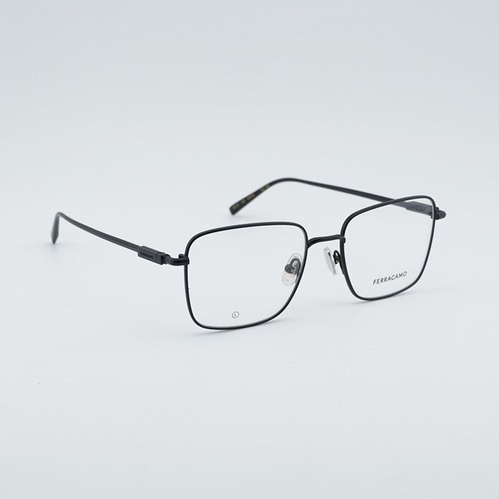 Salvatore Ferragamo Salvatore Ferragamo SF2231 002 Eyeglasses Black 53mm Square Size ONE SIZE - 1 Thumbnail