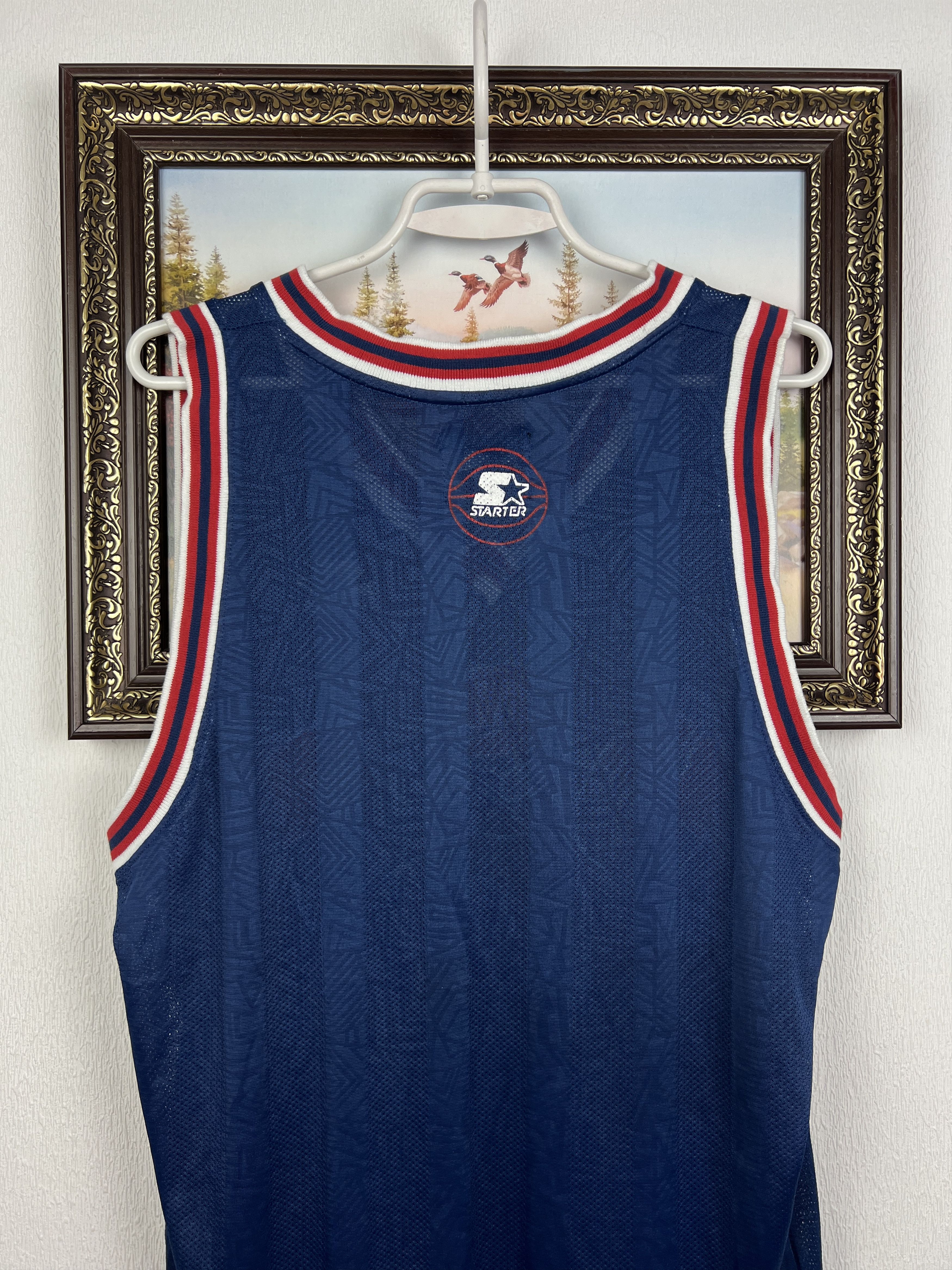 Starter Vintage 90's USA Olympics Team Basketball Jersey Shirt Size US M / EU 48-50 / 2 - 9 Thumbnail