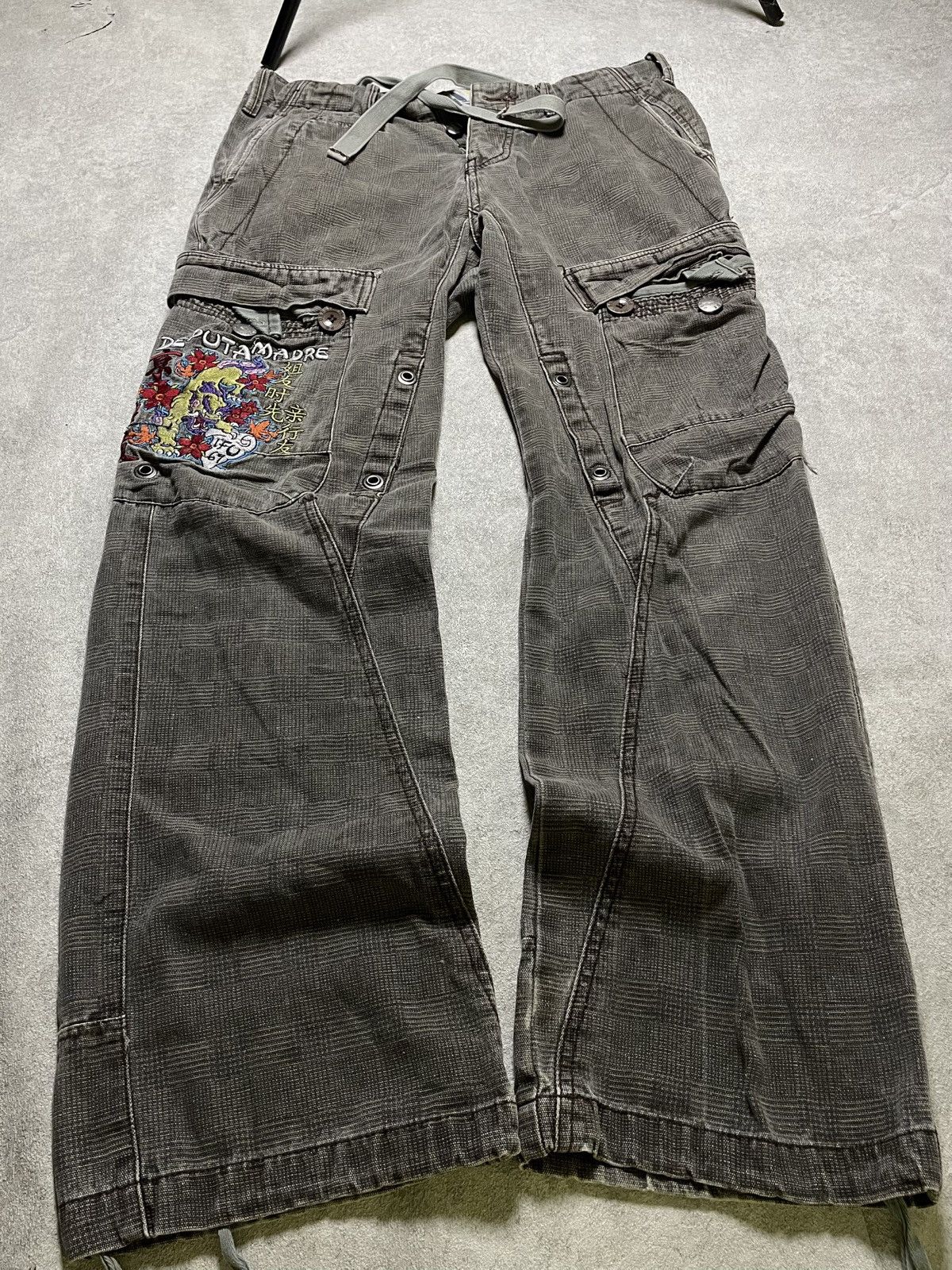 If Six Was Nine Skull DE PUTA MADRE Archive Denim Japan DPM69 Size US 30 / EU 46 - 1 Thumbnail