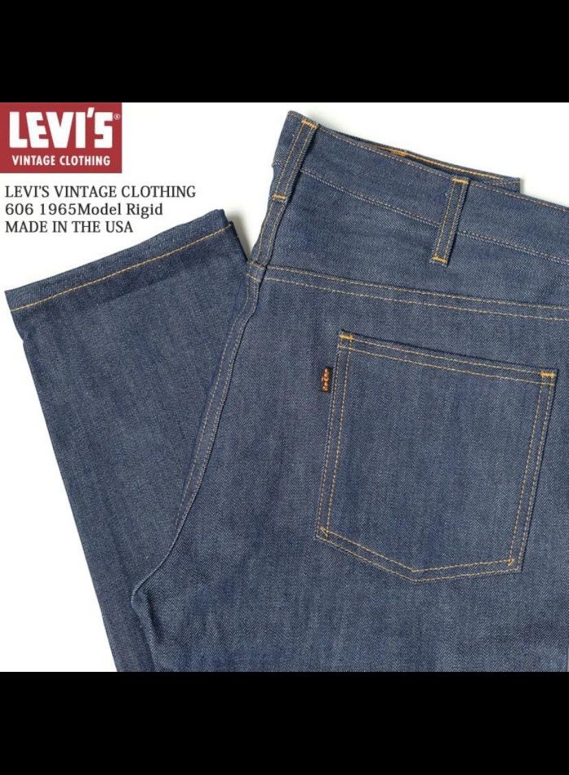 LVC × Levi's Vintage Clothing LVC Levi’s Blue Raw Denim Skinny Jeans Made in USA Talon Zip Size US 32 / EU 48 - 2 Thumbnail