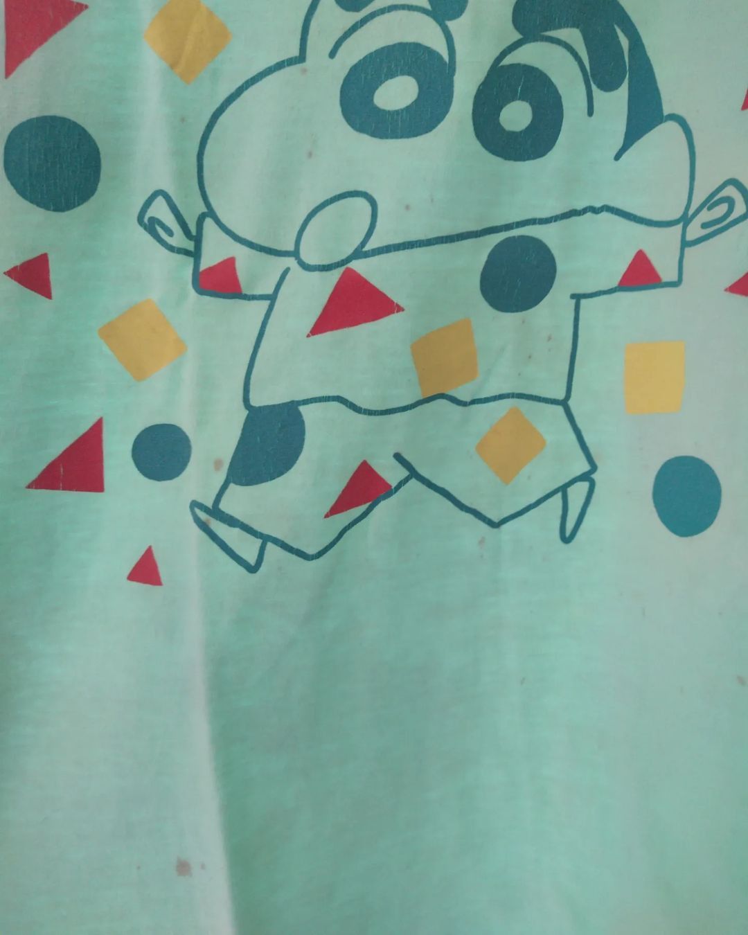 Anime × Japanese Brand Crayon Shinchan Big Print Art Official Anime Tees Size US M / EU 48-50 / 2 - 3 Thumbnail
