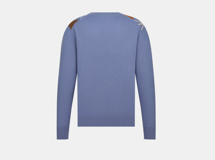 Dior o1w1db10525 413M64 CD Diamond Sweater in Blue Size US L / EU 52-54 / 3 - 2 Thumbnail