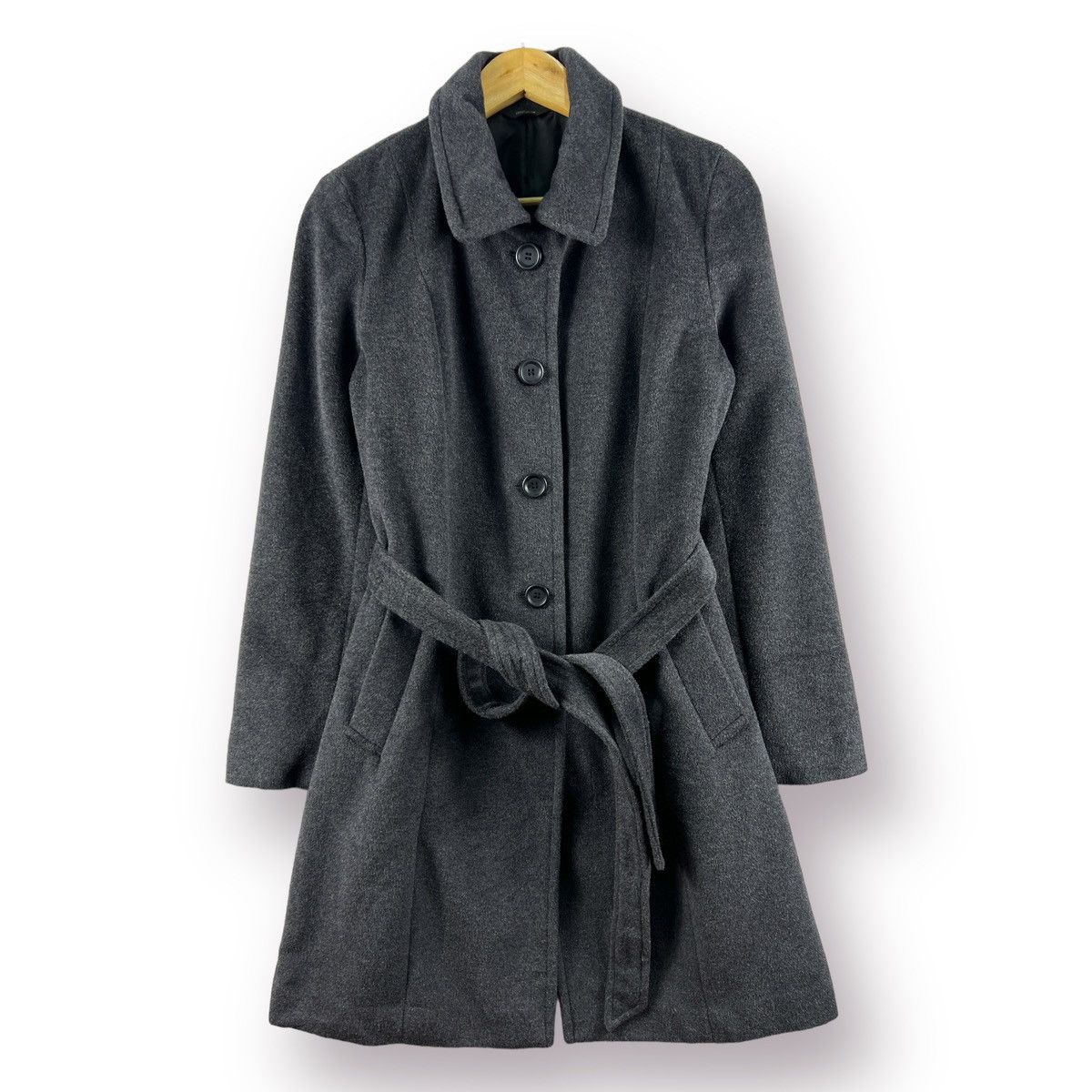 🔥 AVANT GARDE COMME CA ISM WOOL LONG COAT - L