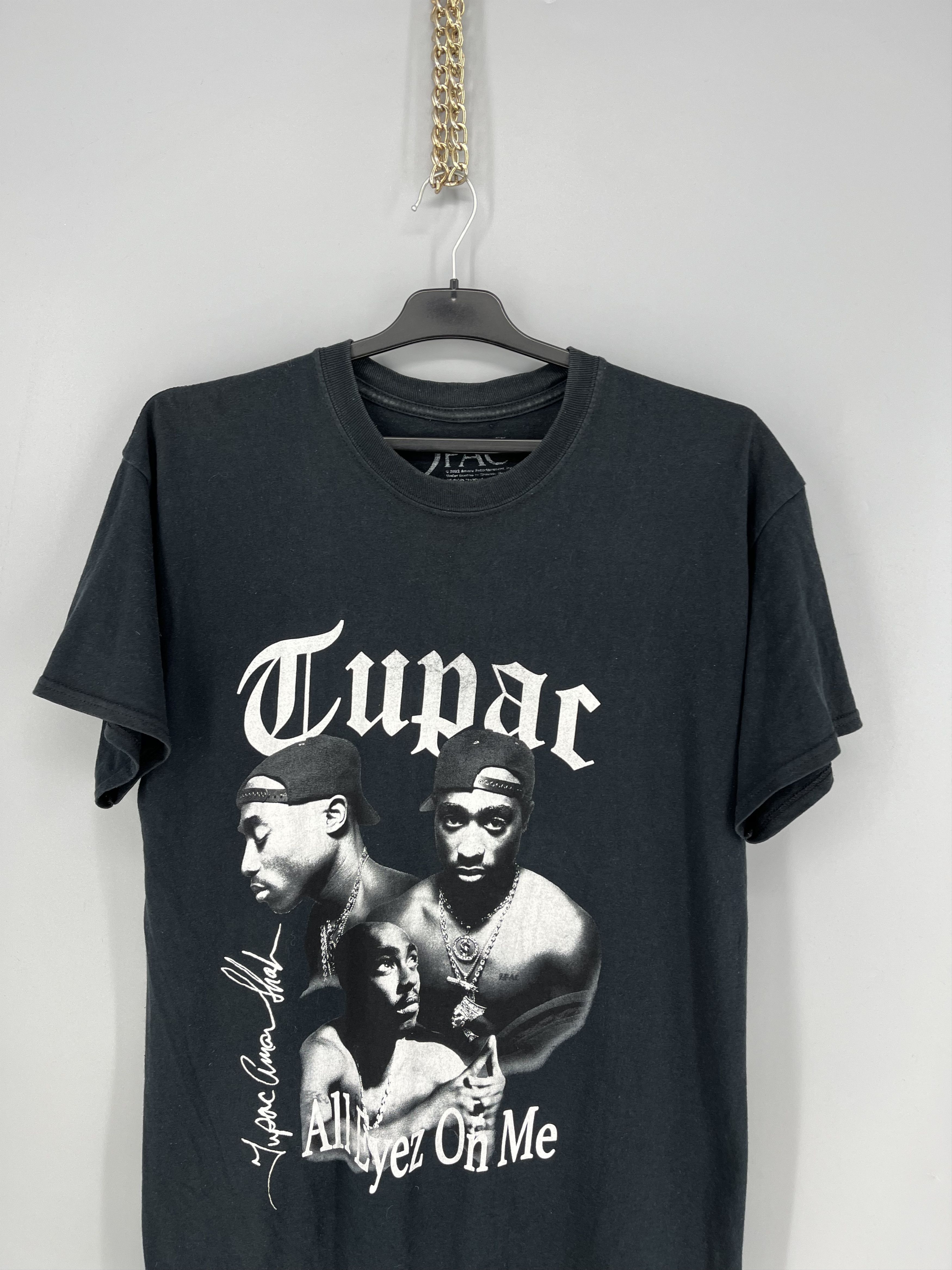 Band Tees 2PAC Rap All Eyez On Me Vintage T-Shirt Size M Size US M / EU 48-50 / 2 - 6 Thumbnail