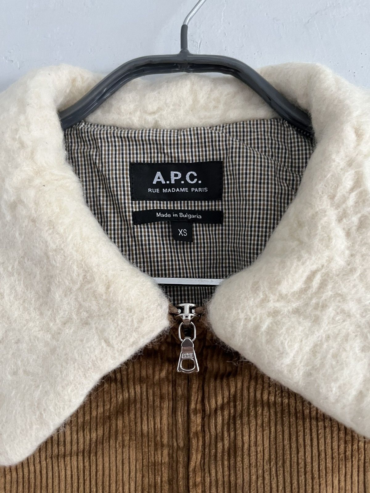 A.P.C. A.P.C. - Gilles Fleece-Trimmed Padded Cotton-Corduroy Jacket Size US XS / EU 42 / 0 - 2 Thumbnail