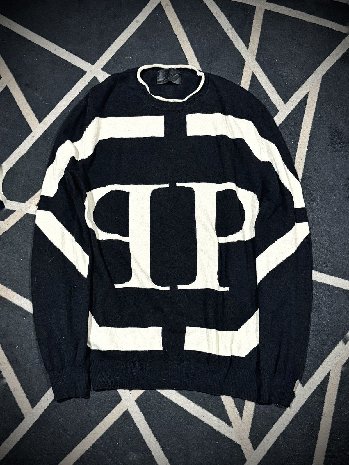 Philipp Plein Phillip Plein Pullover Round Neck Knit Size US XL / EU 56 / 4 - 1 Thumbnail