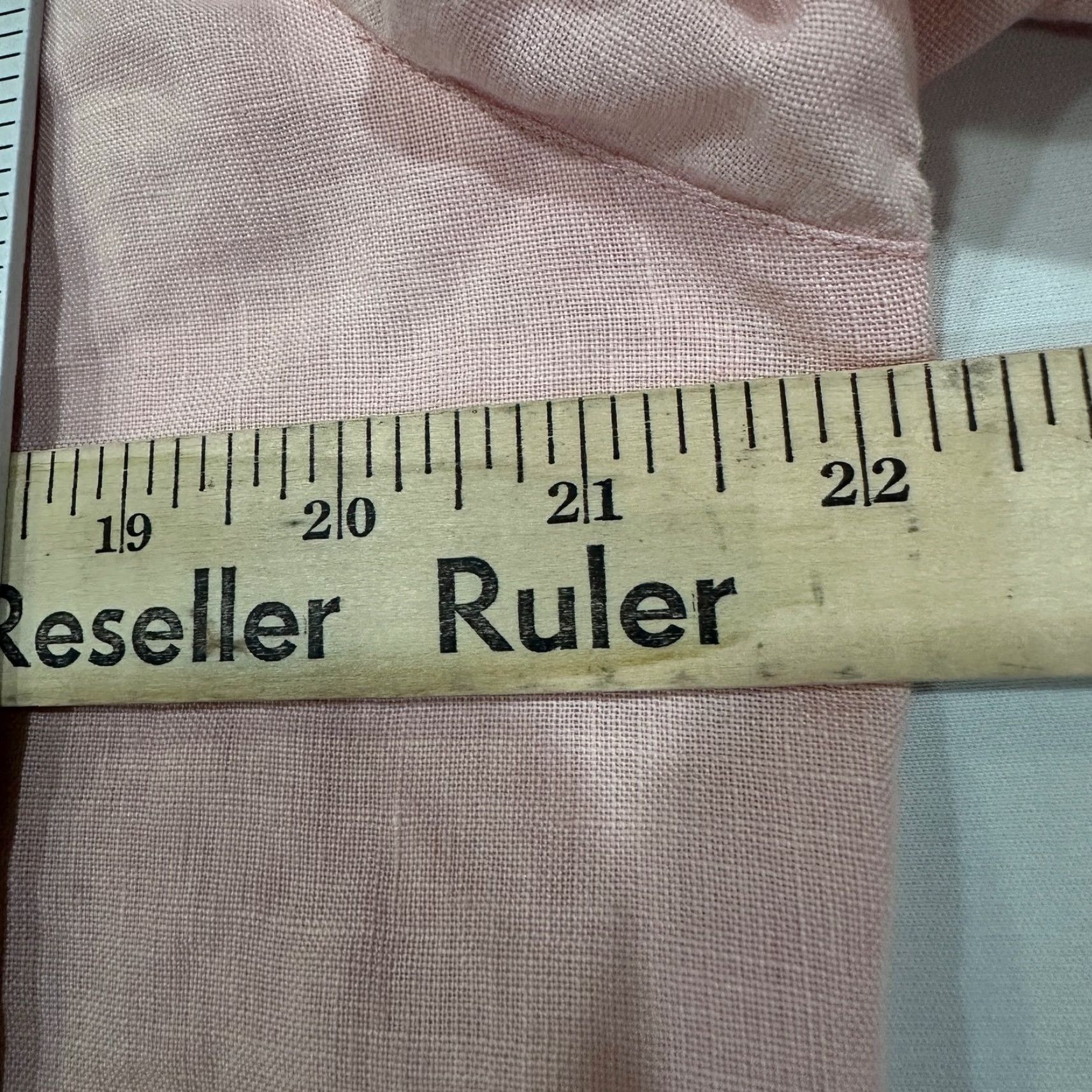 Liz Claiborne Liz Claiborne Button-Up Shirt Petites M Pink 100% Linen Long Sleeve Pocket Size M / US 6-8 / IT 42-44 - 5 Thumbnail