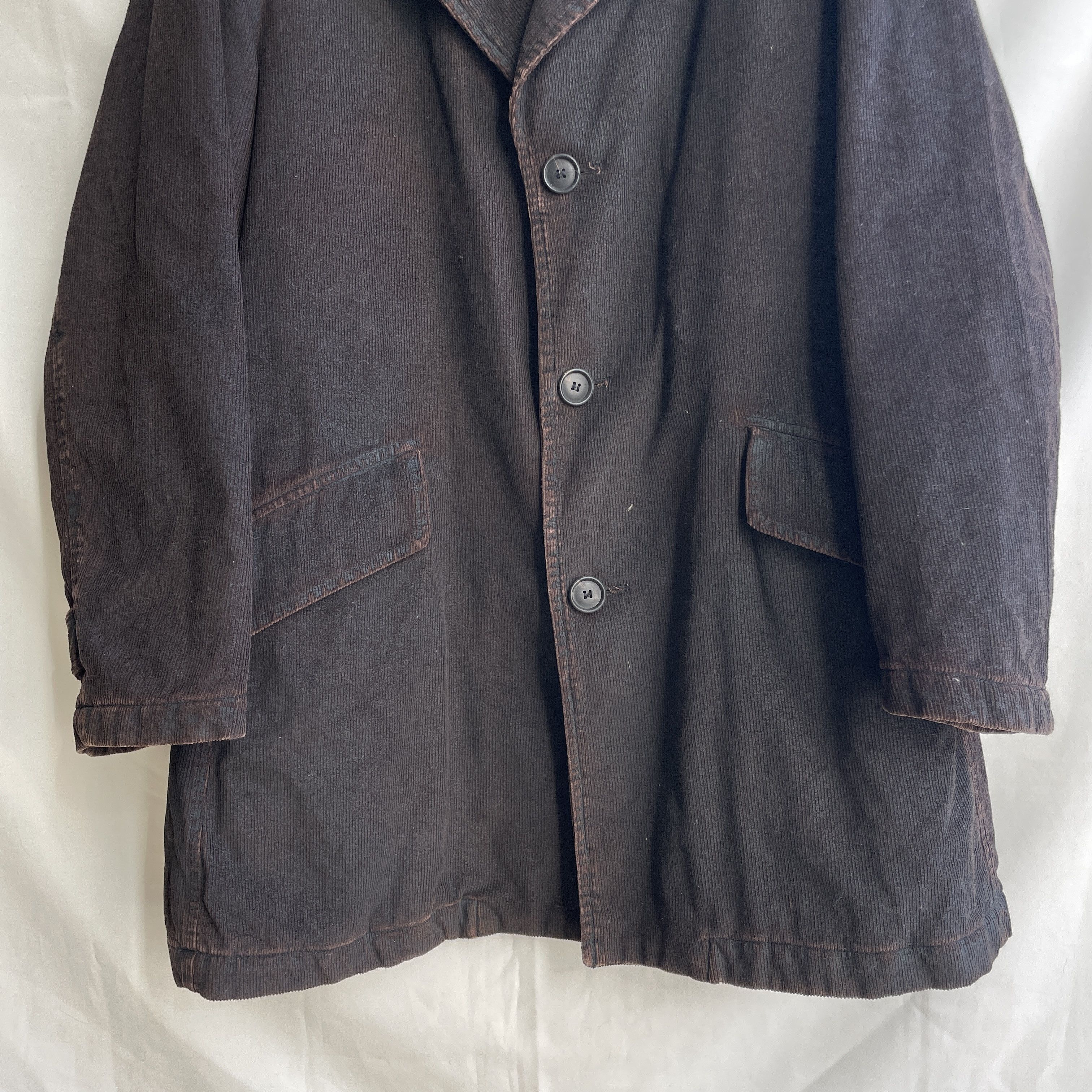 Other Vintage OSKA Rubberized Corduroy Burgundy Brown Coat Size US XL / EU 56 / 4 - 7 Thumbnail