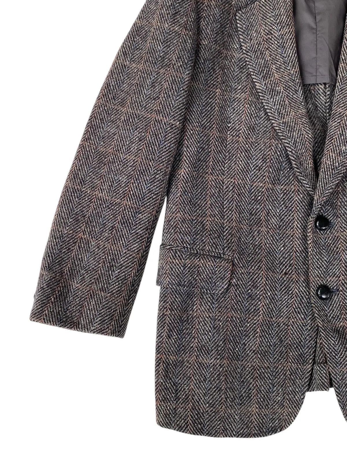 Harris Tweed Vtg Haris Tweed Wool Jacket Size 42S - 5 Thumbnail