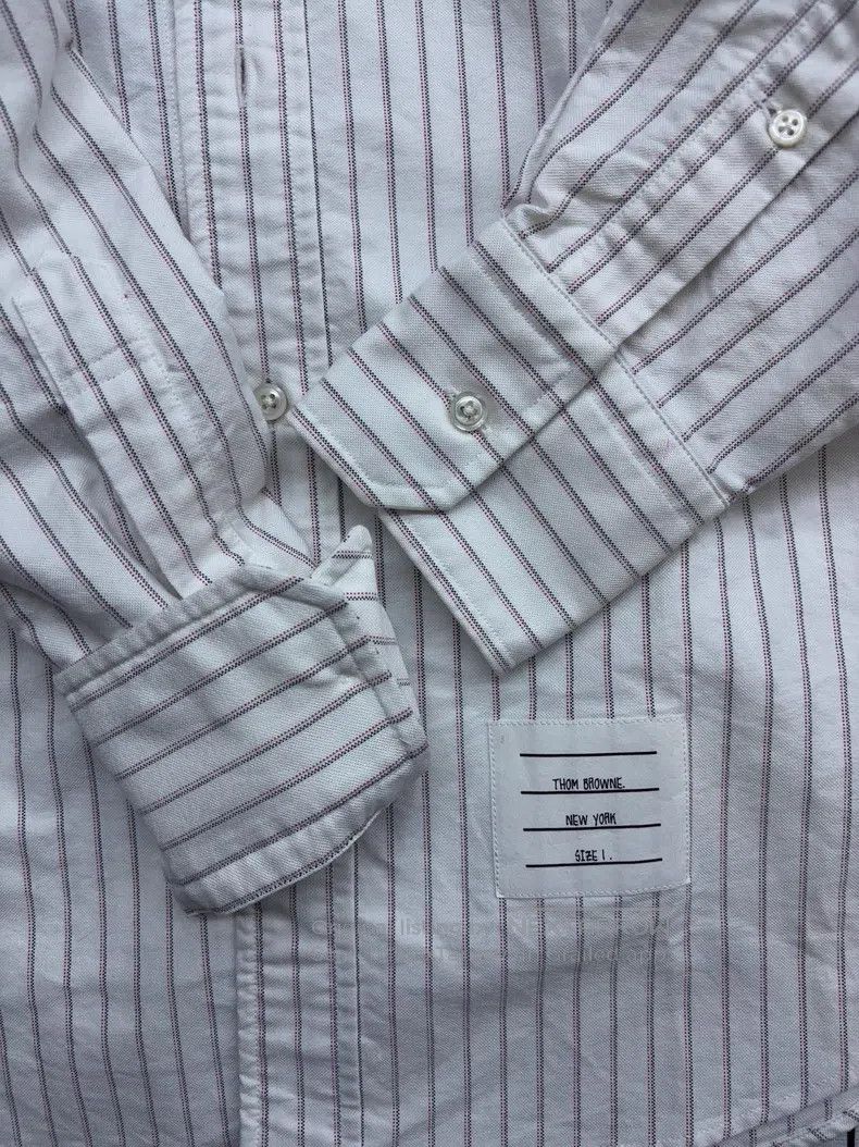 Thom Browne Thom Browne Long-Sleeve Shirt White Size US S / EU 44-46 / 1 - 5 Thumbnail
