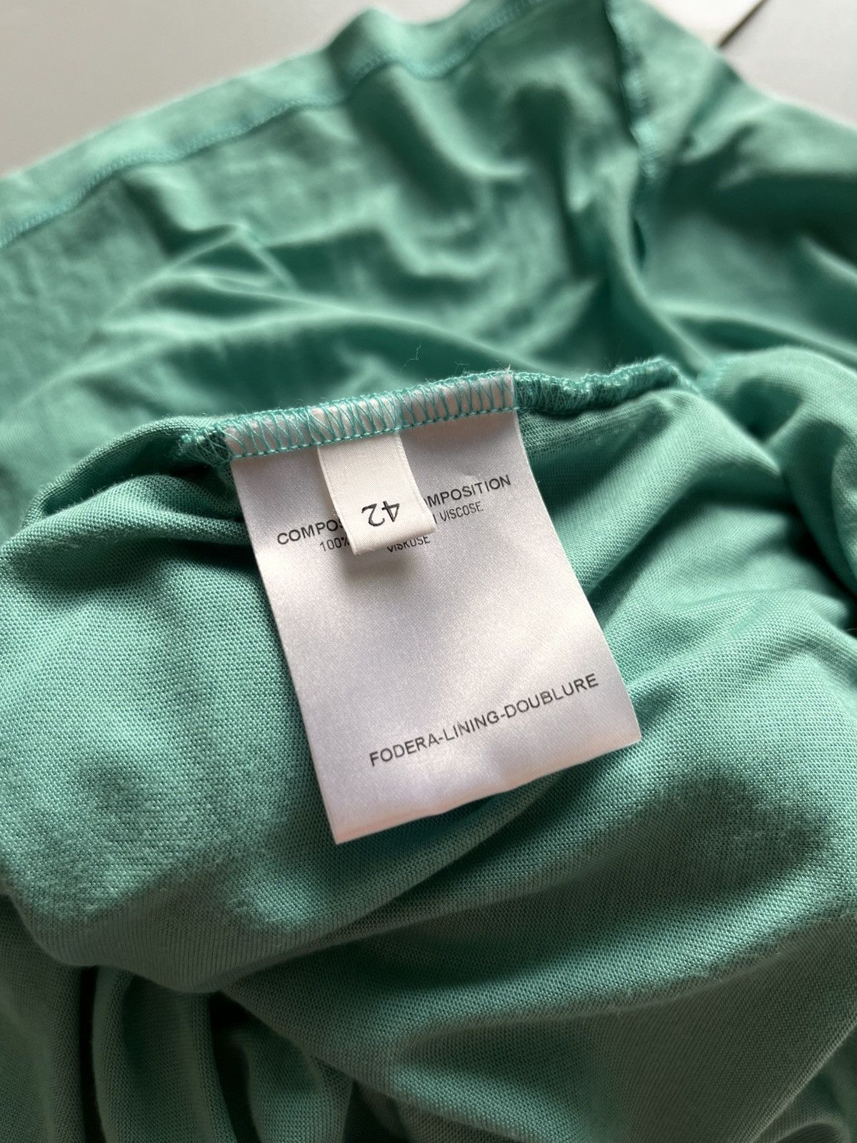 Hussein Chalayan Archive brand new Hussein Chalayan SS09 knot jade dress:m Size M / US 6-8 / IT 42-44 - 6 Thumbnail