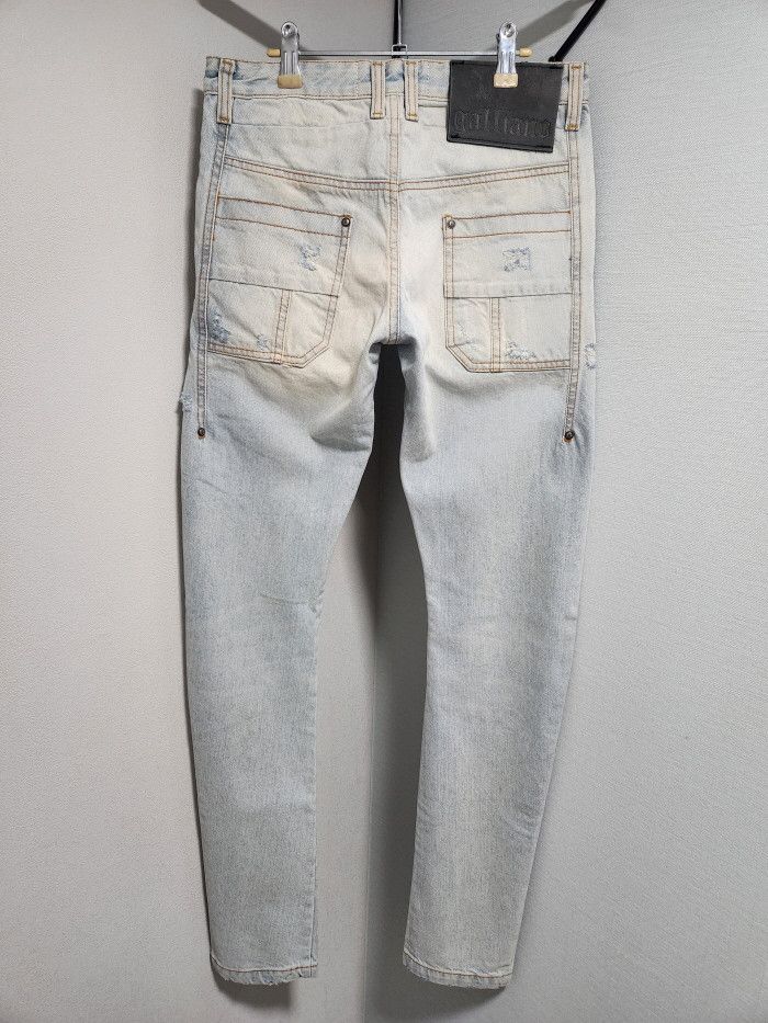 John Galliano John galliano diss denim Size 29" - 3 Thumbnail