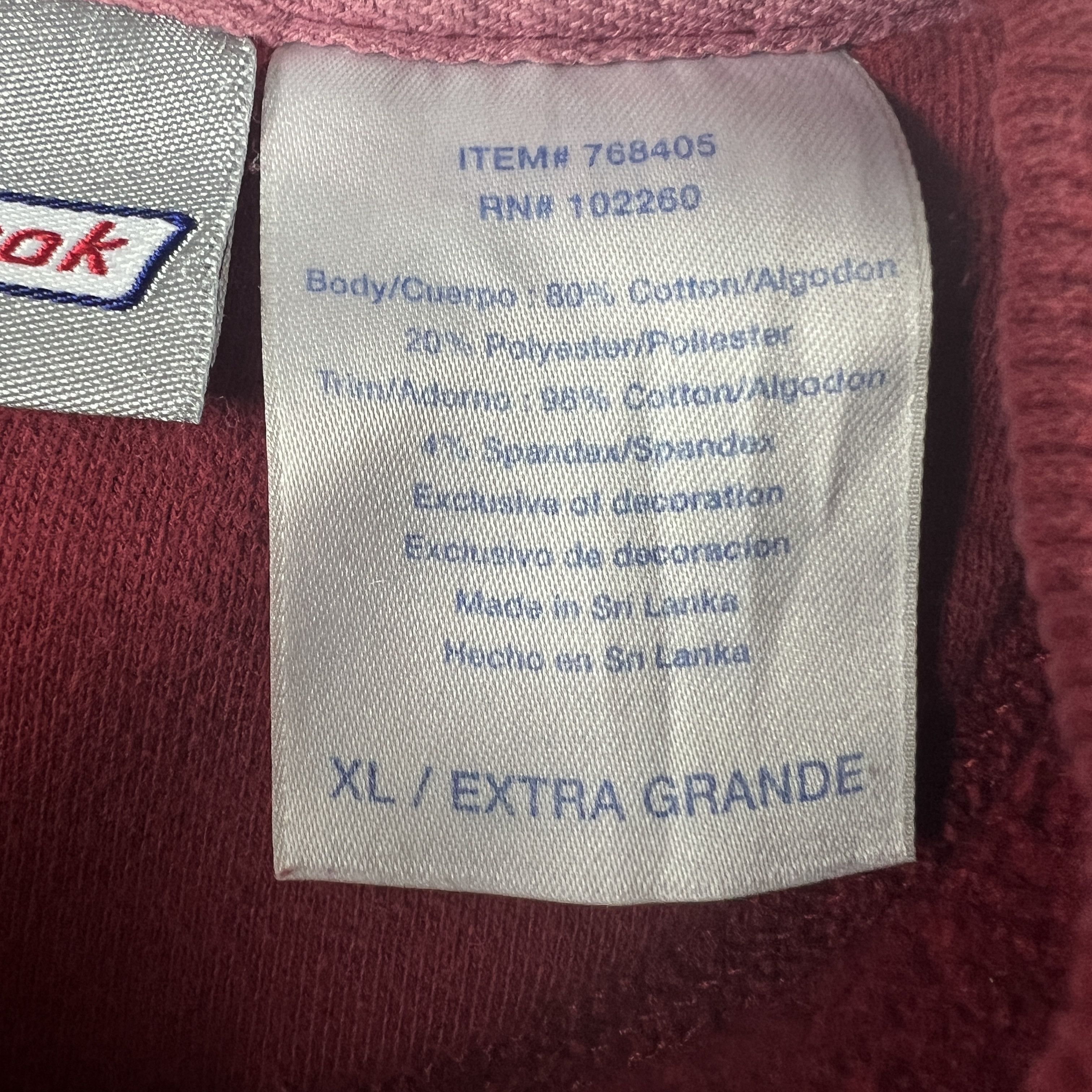 Reebok × Vintage Y2K Reebok Sweatshirt Faded Small Logo Embroidered Crewneck Size US XL / EU 56 / 4 - 9 Thumbnail