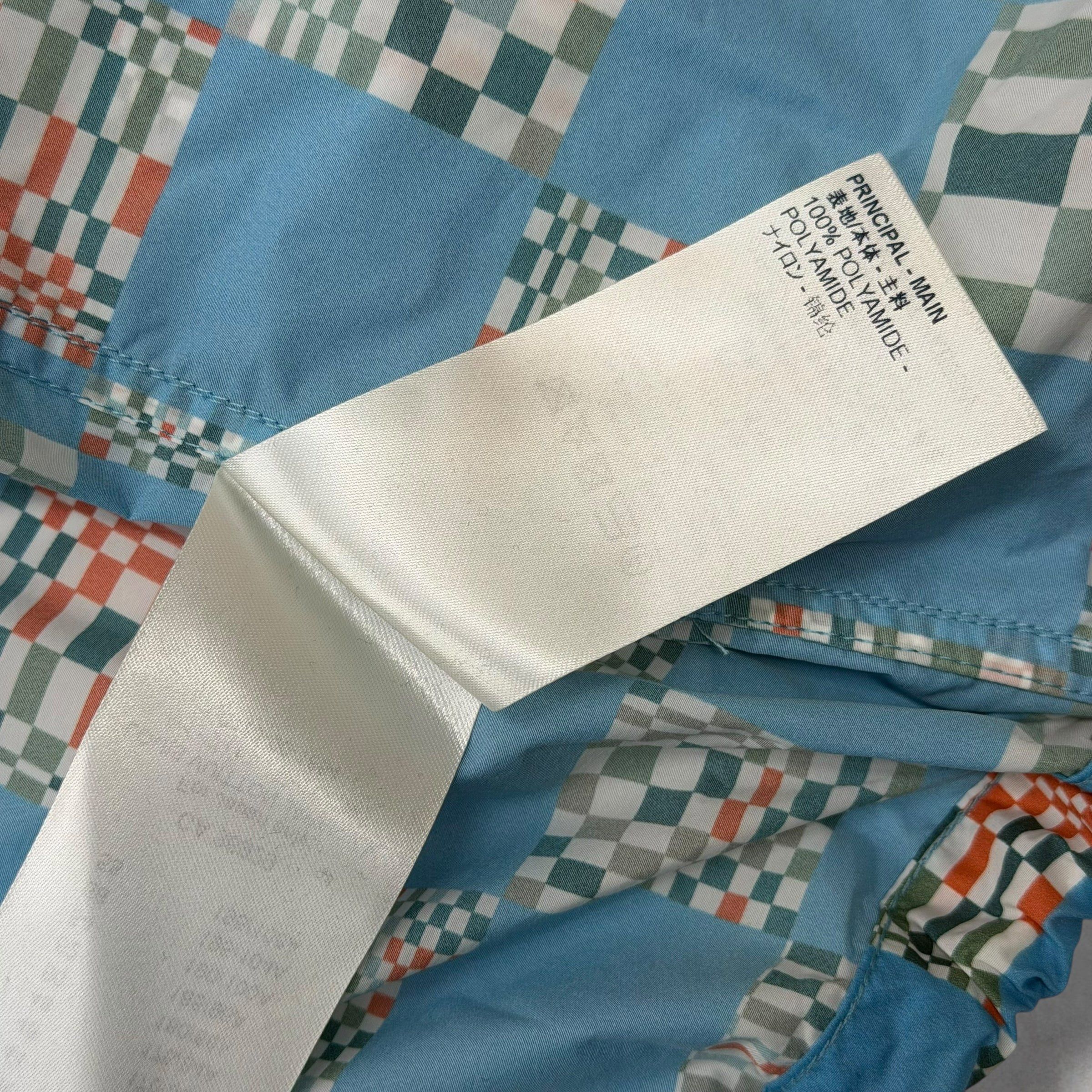 Louis Vuitton Louis Vuitton Distorted Damier Blue Nylon Windbreaker Jacket Size US S / EU 44-46 / 1 - 6 Thumbnail