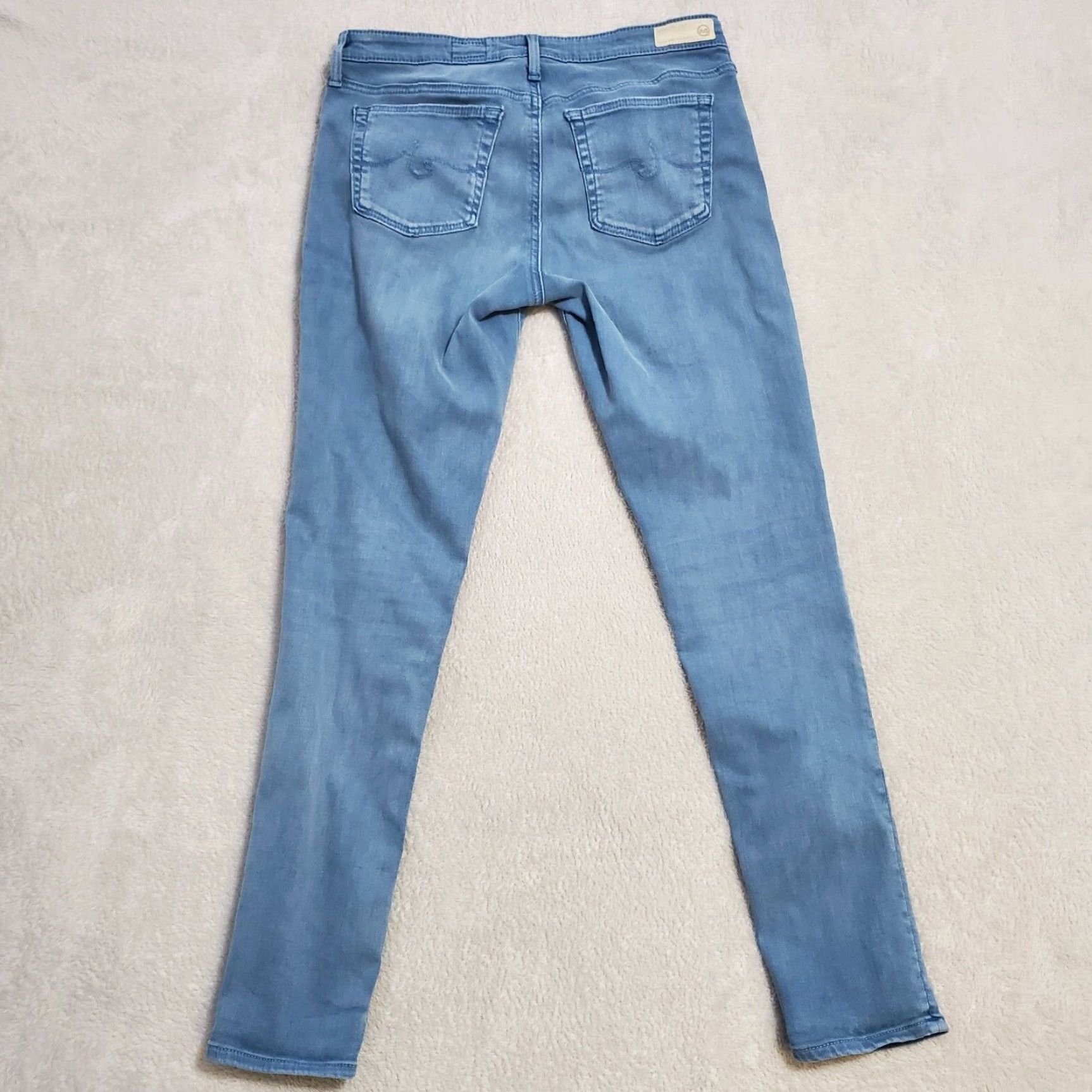 Vintage AG Adriano Goldschmied Womens Jeans 28R Blue The Legging Ankle Super Skinny Size 28" / US 6 / IT 42 - 2 Thumbnail