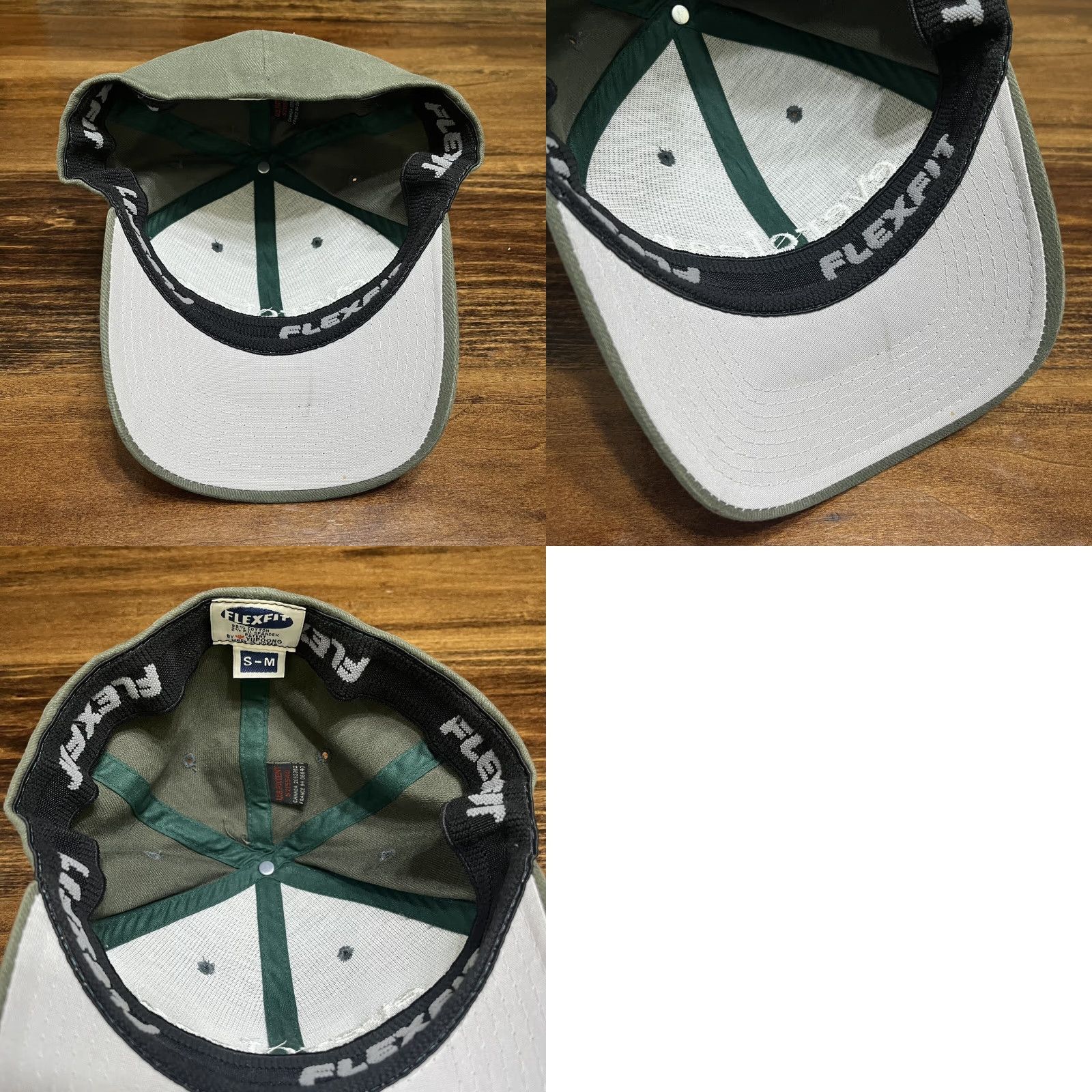 Vintage VINTAGE Flexfit Baseball Cap Hat Mens One Size S/M Green Signed Autograph 90s Punk Rock Tour Size ONE SIZE - 8 Thumbnail