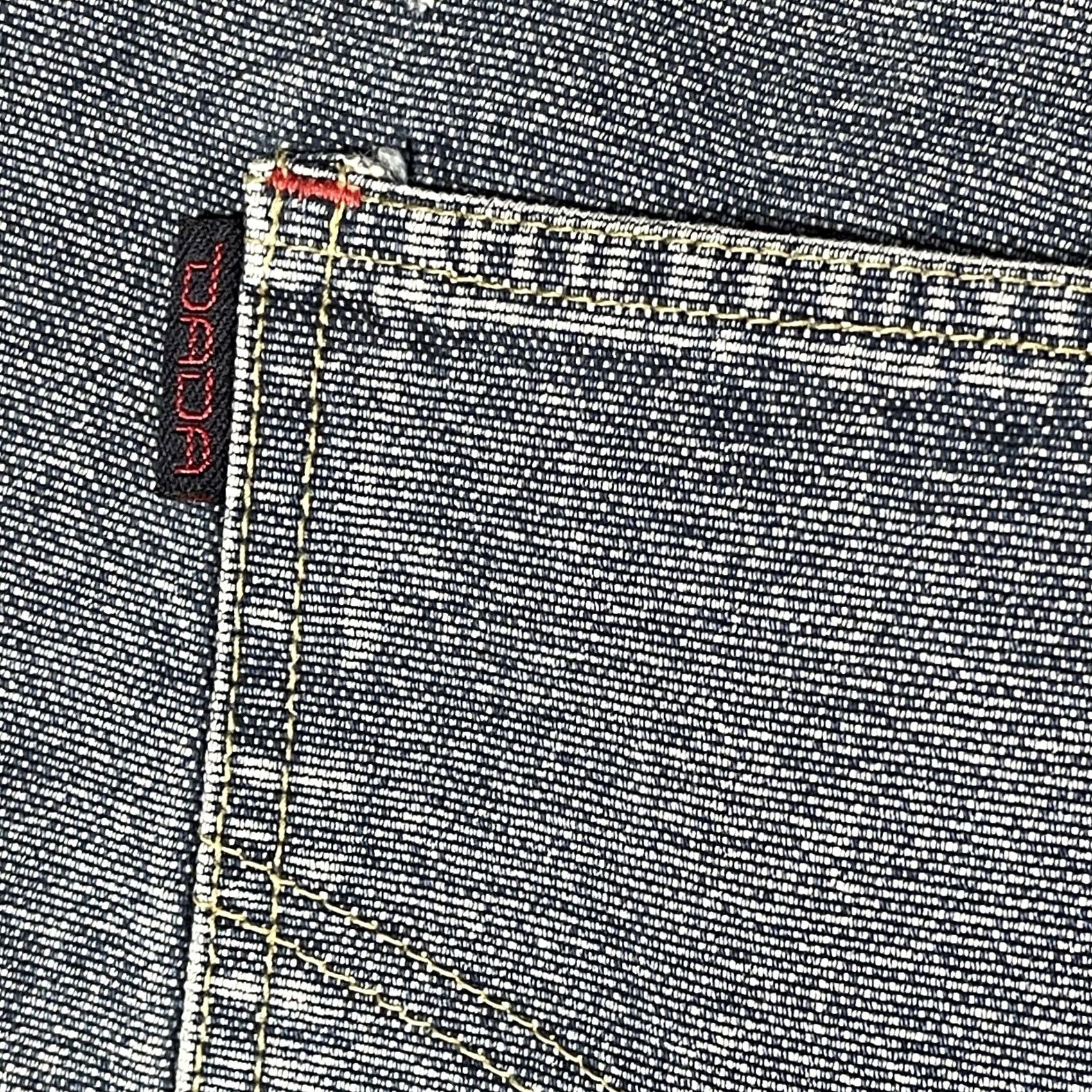 Denime VINTAGE Damani Dada Jeans Mens 43x30 Wide Leg Baggy Carpenter Hip Hop Denim Y2k Size US 44 / EU 60 - 7 Thumbnail