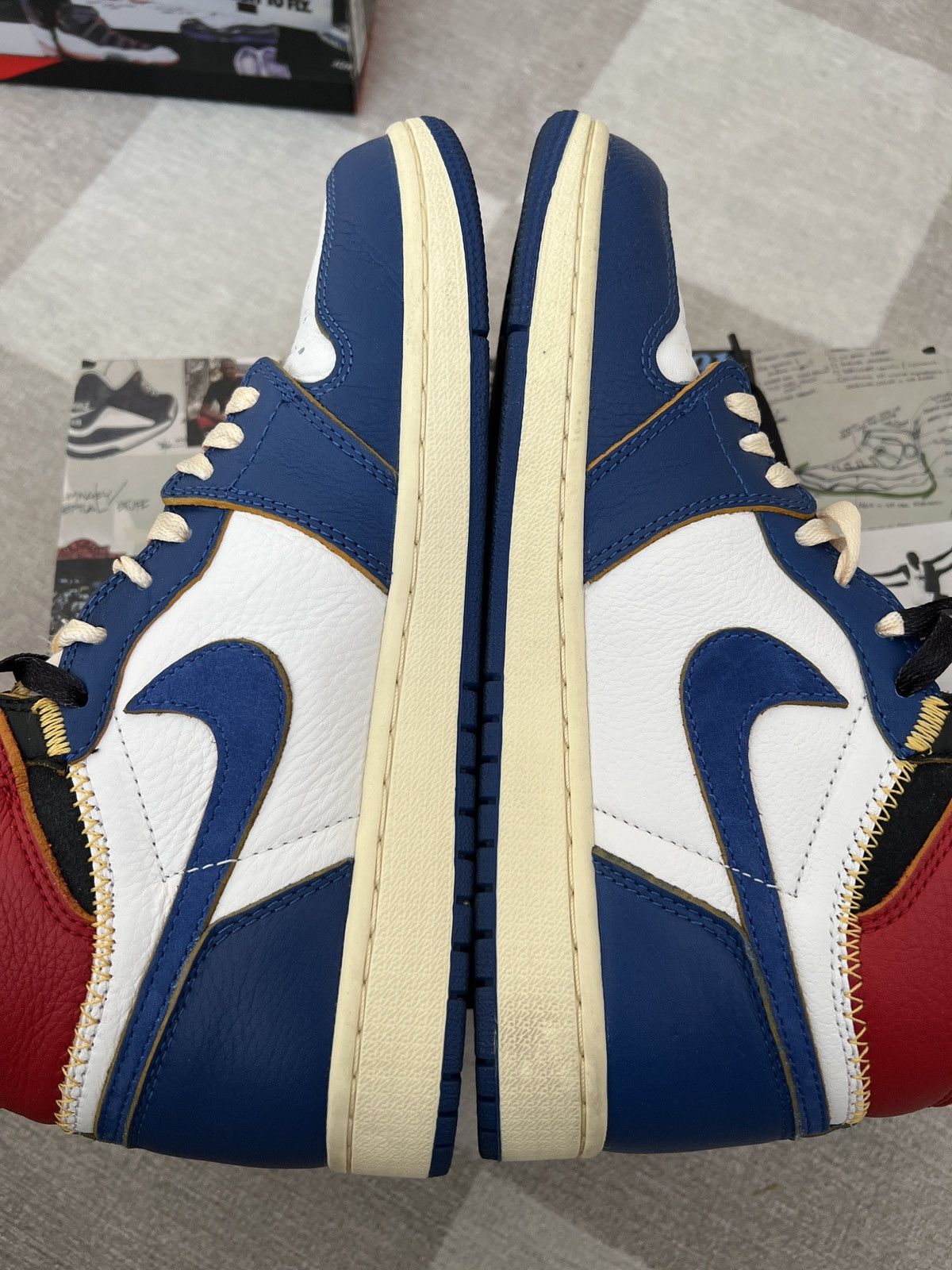 Jordan Brand × Union LA Jordan 1 high x union la storm blue 8.5us Size US 8.5 / EU 41-42 - 3 Thumbnail