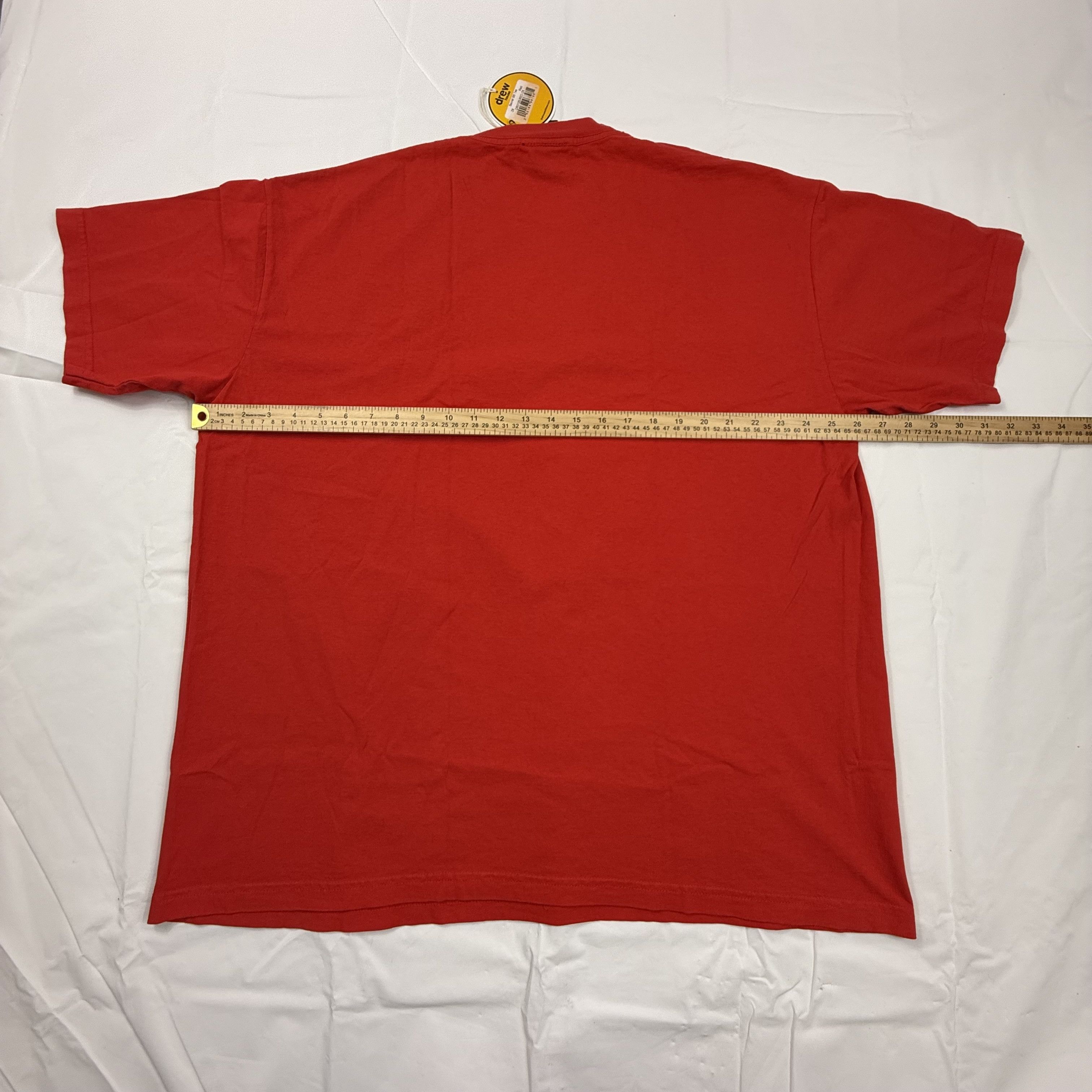 Drew House Drew House Secret SS Tee Red Logo T-Shirt Mens 2XL Size US XXL / EU 58 / 5 - 5 Thumbnail