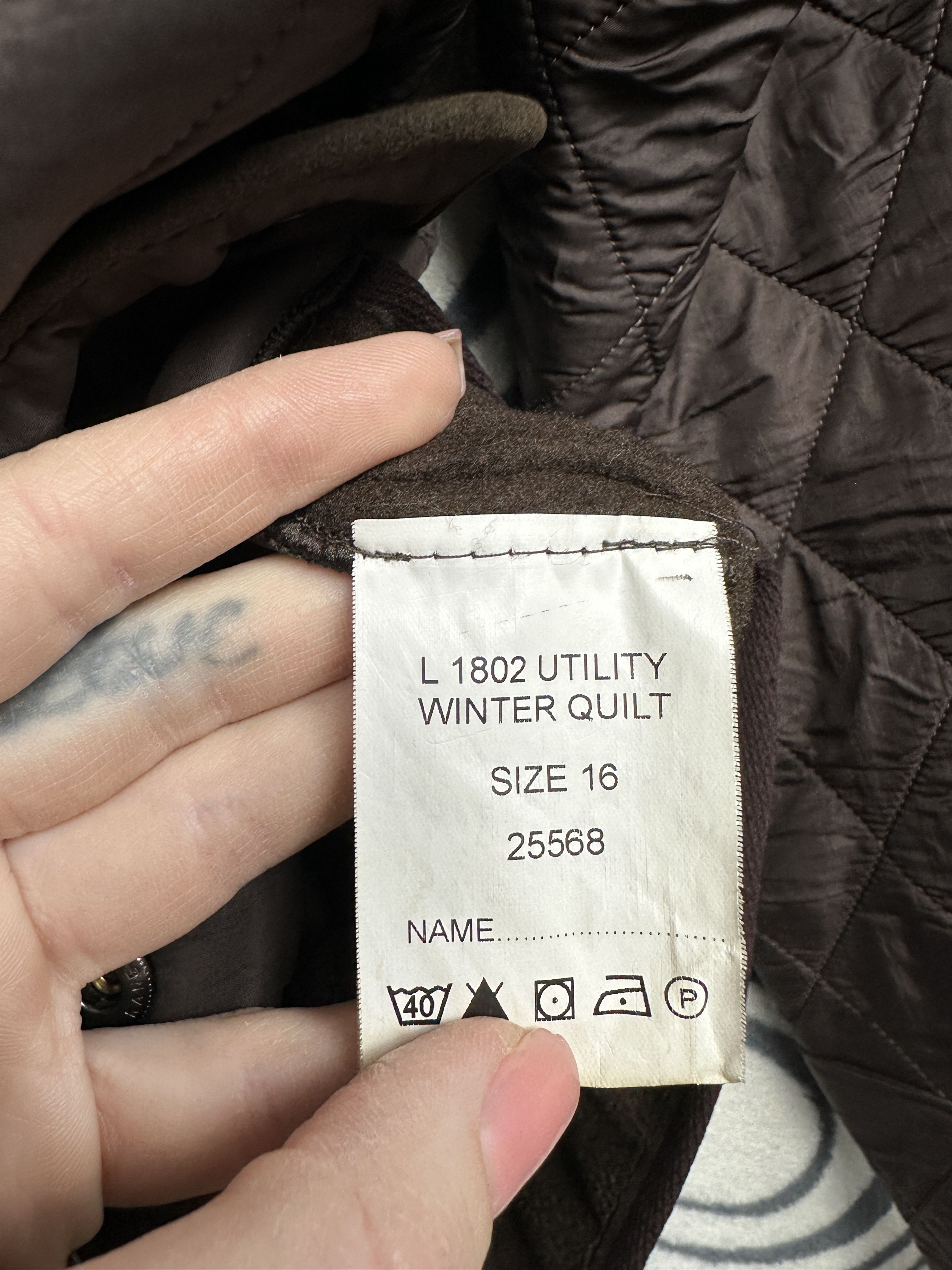 Barbour Barbour Womens Utility Winter Quilted Jacket Size XL / US 12-14 / IT 48-50 - 7 Thumbnail