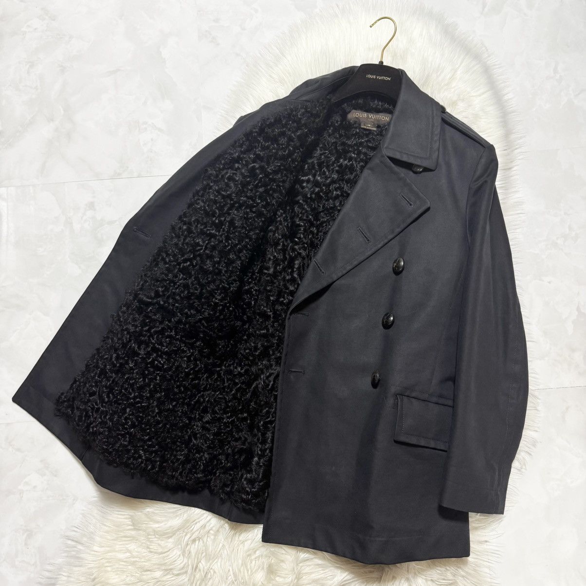 Louis Vuitton 3-Way Louis Vuitton LV Logo Lambskin Fur-Lined Jacket Coat Size US M / EU 48-50 / 2 - 8 Thumbnail