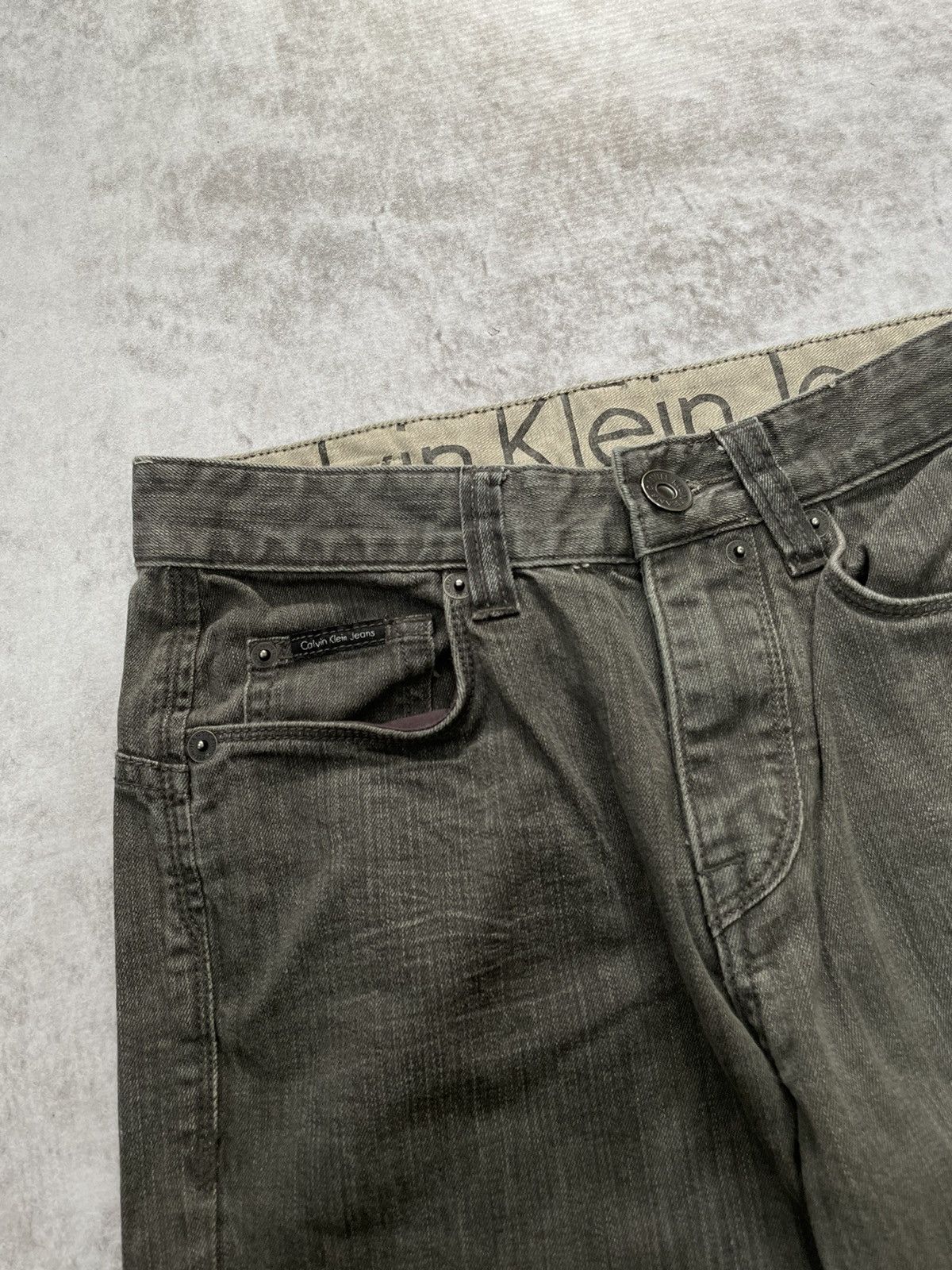Hysteric Glamour × If Six Was Nine × Le Grande Bleu (L.G.B.) 2000s Calvin klein smoke wash denim Y2k style Size US 29 - 3 Thumbnail