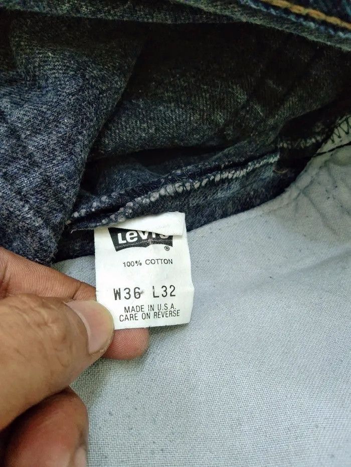 Levi's × Vintage 80s Vintage Levis 501 Made In USA 34x32 Size US 34 / EU 50 - 8 Thumbnail