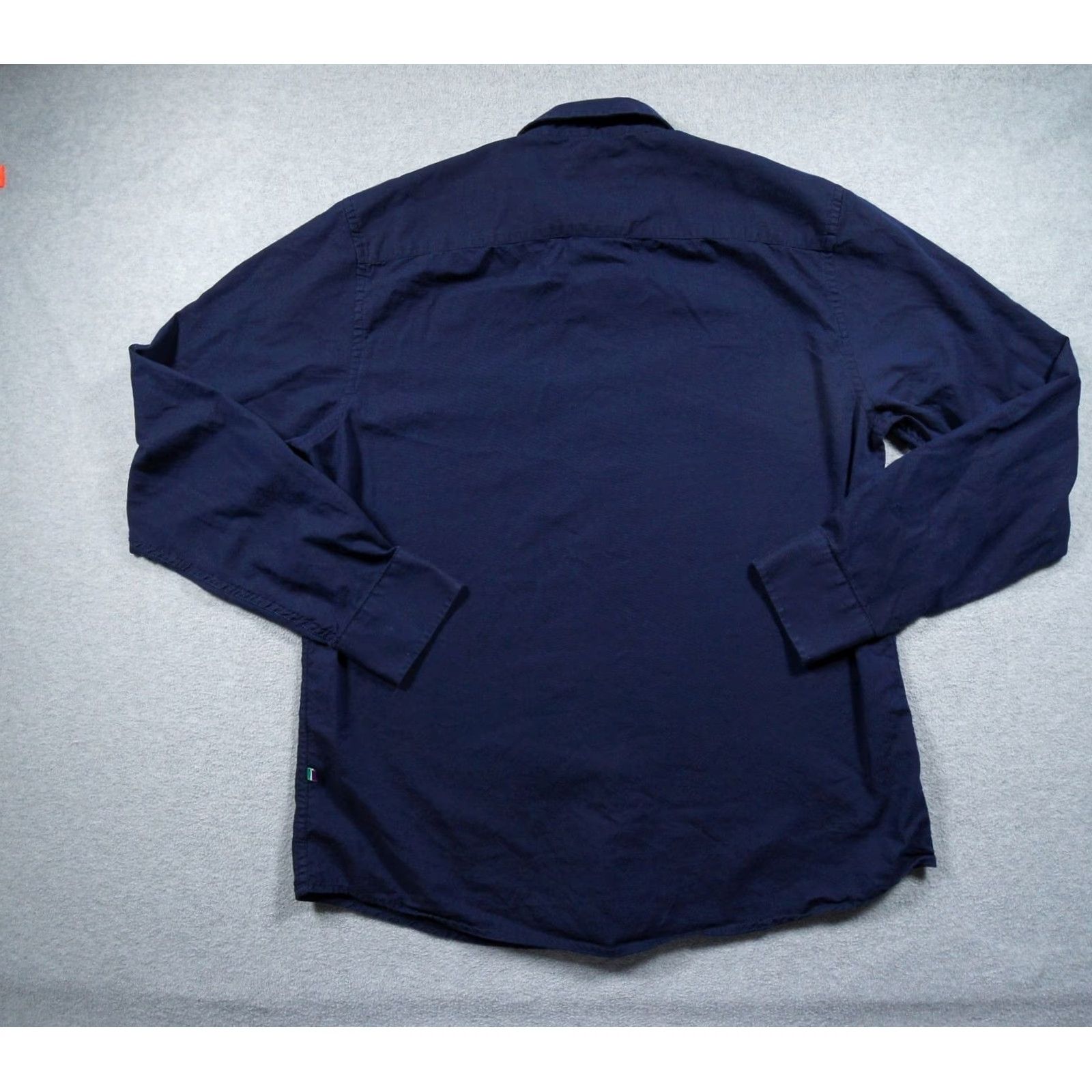 Vintage Solly Sport Shirt Mens 42 Blue Wimbledon Button Up Long Sleeve Custom Sport Fit Shirt Size US XL / EU 56 / 4 - 5 Thumbnail