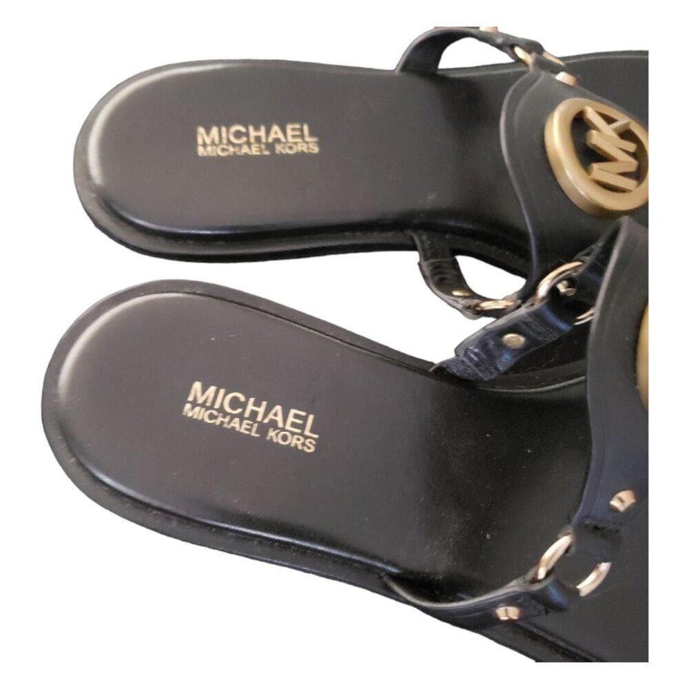 Michael Kors SH117 Michael Kors Ladies Black Conway Sandal 7.5M Size US 7.5 / IT 37.5 - 3 Thumbnail