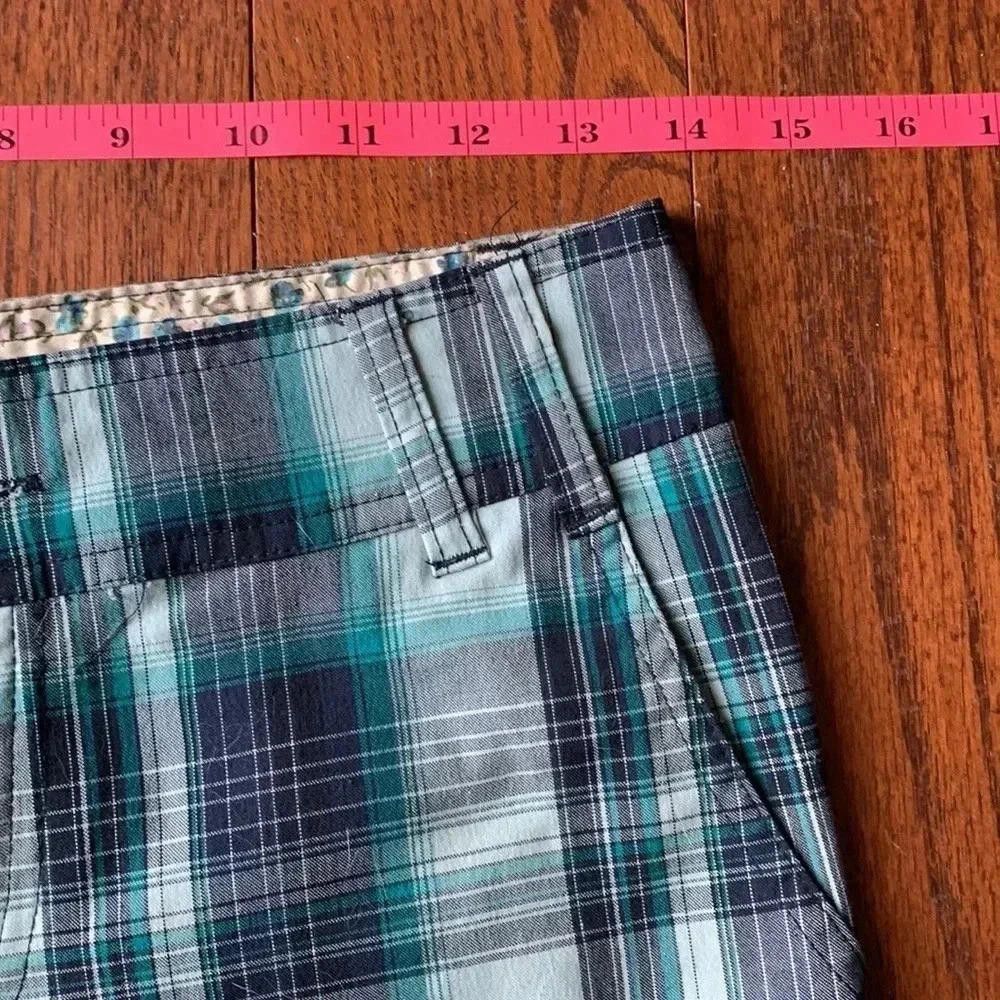 Element Element Plaid Shorts - Size 00 - Casual Summer Style Size 24" / US 00 / IT 34 - 4 Thumbnail
